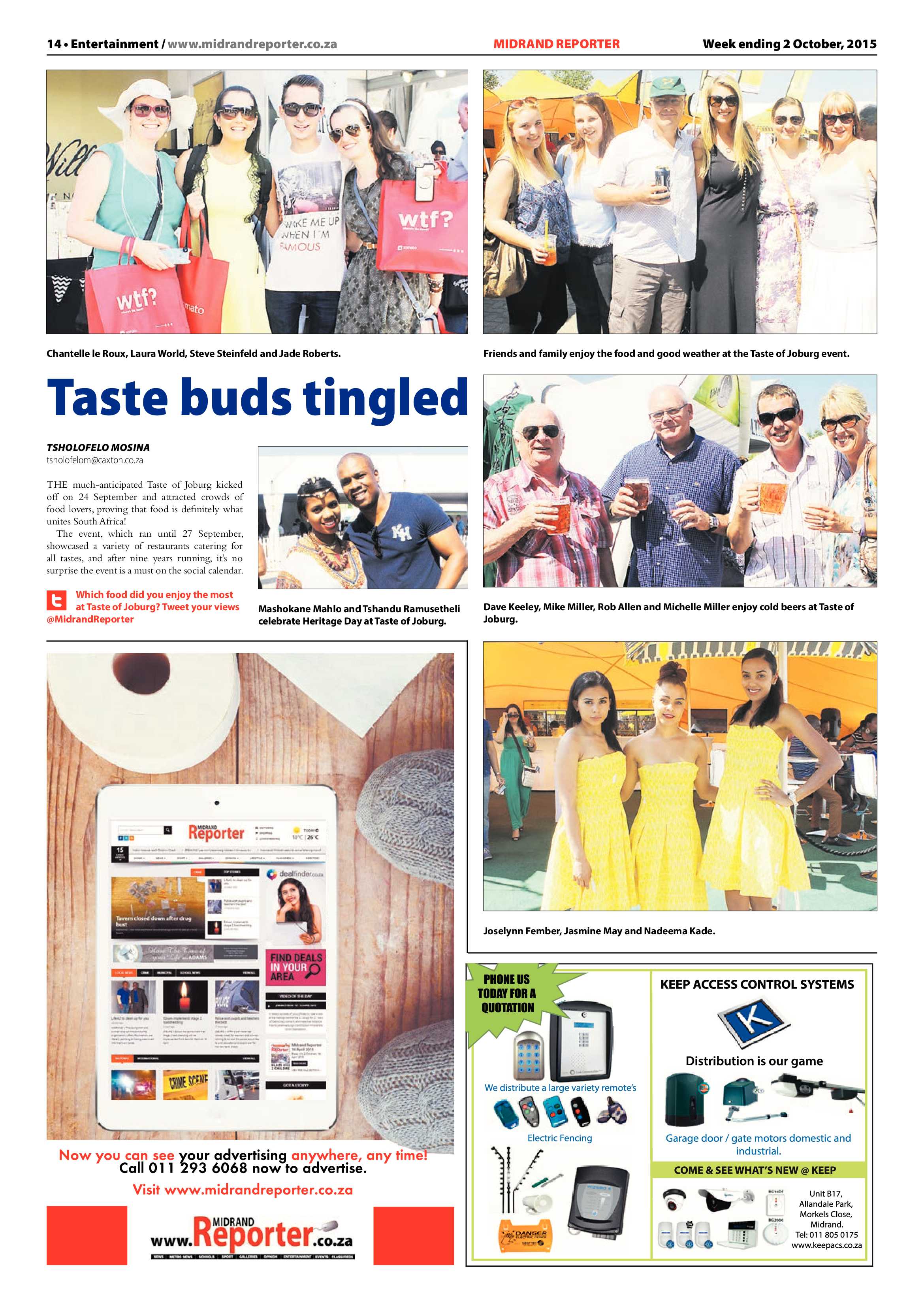 Midrand Reporter 02 October 2015 page 14