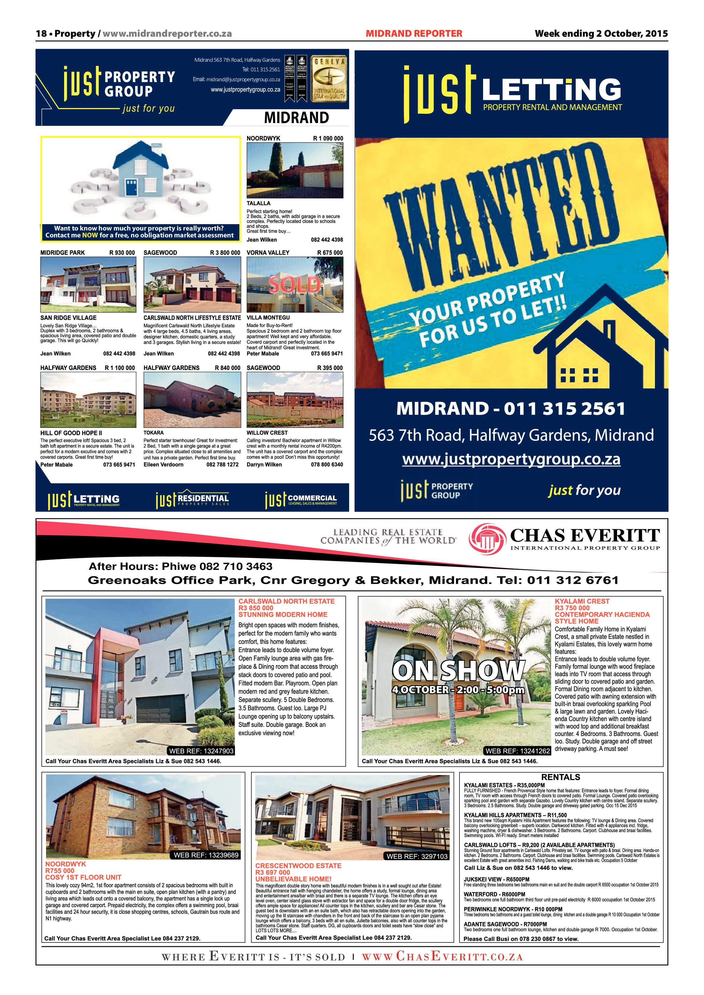 Midrand Reporter 02 October 2015 page 18