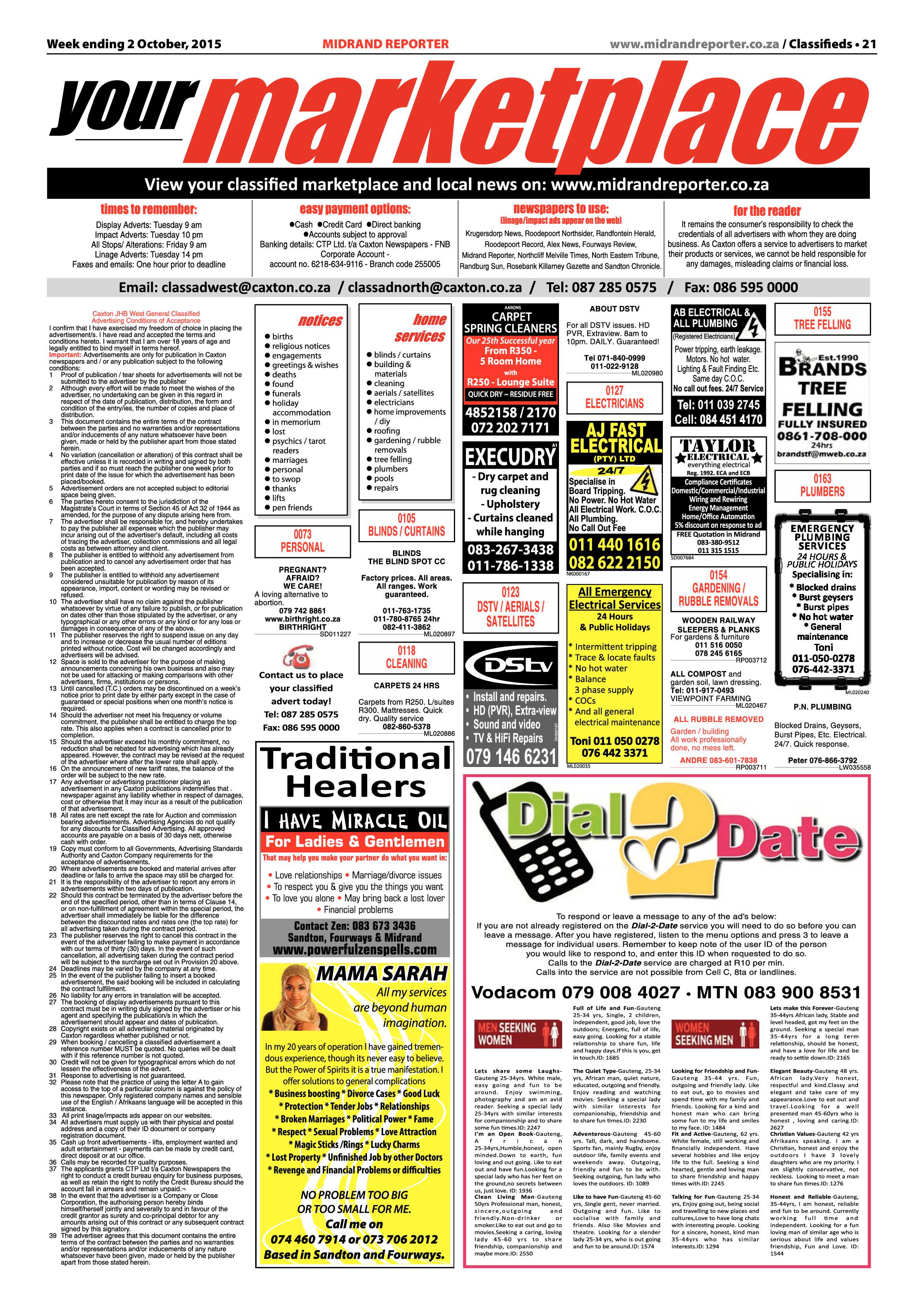 Midrand Reporter 02 October 2015 page 21