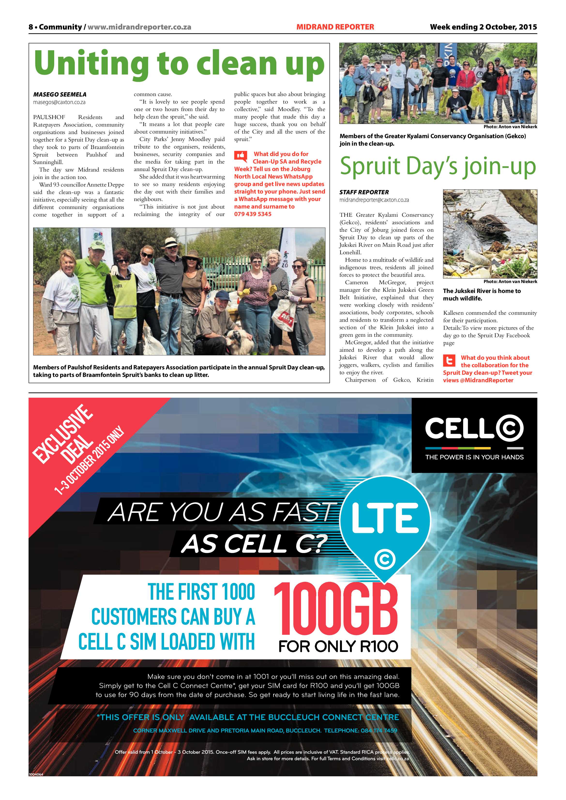 Midrand Reporter 02 October 2015 page 8