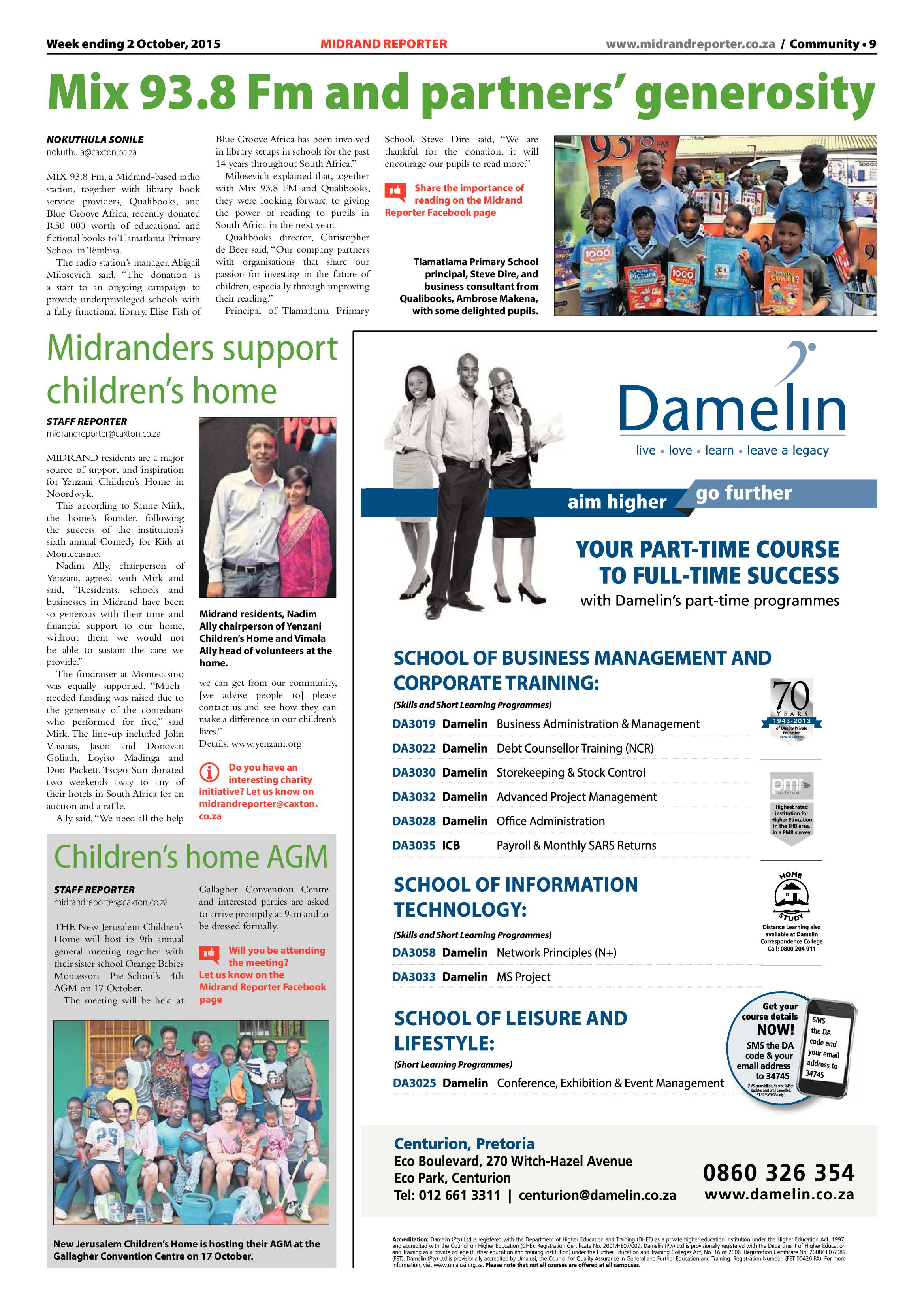 Midrand Reporter 02 October 2015 page 9