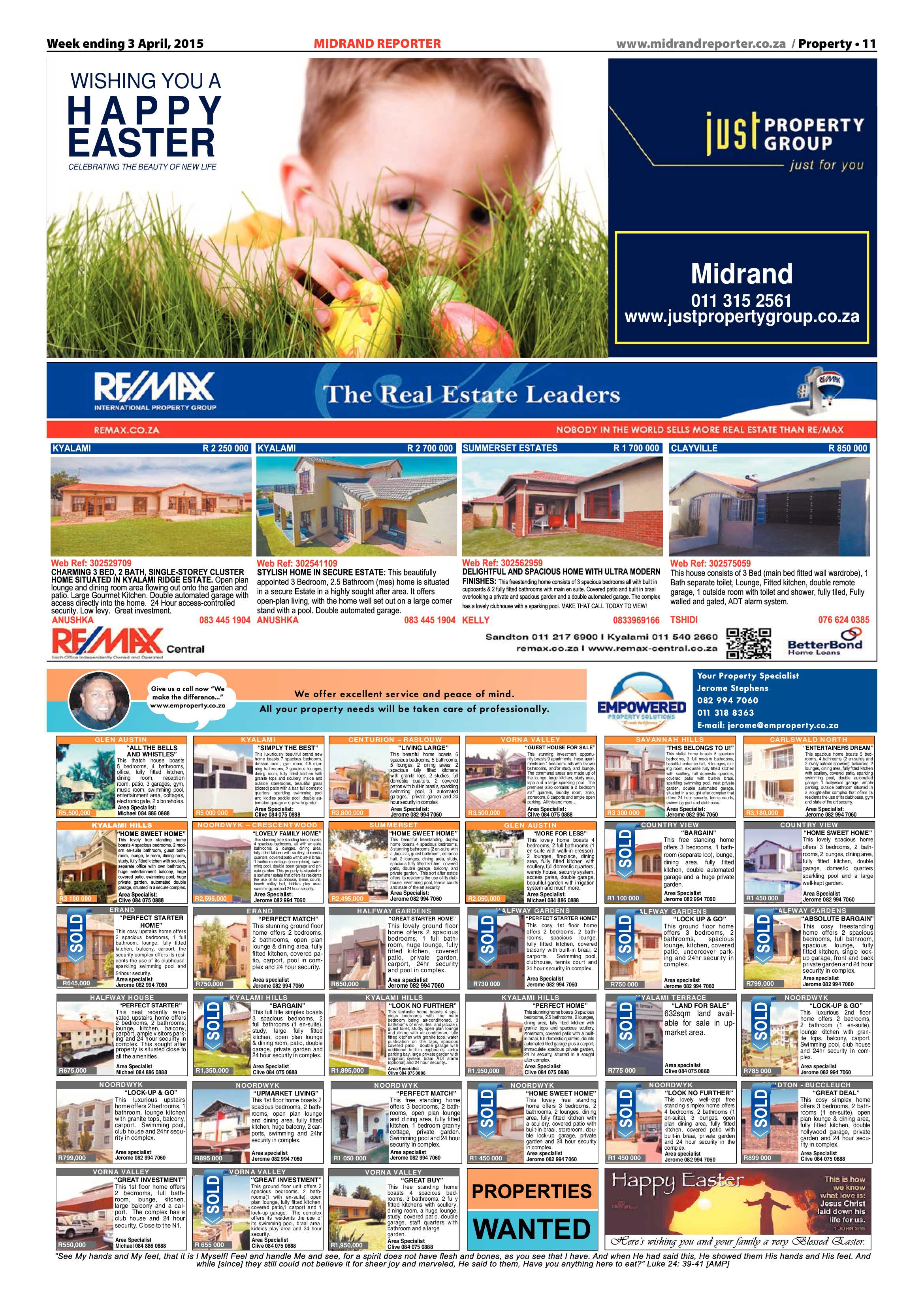 Midrand Reporter 03 April 2015 page 11