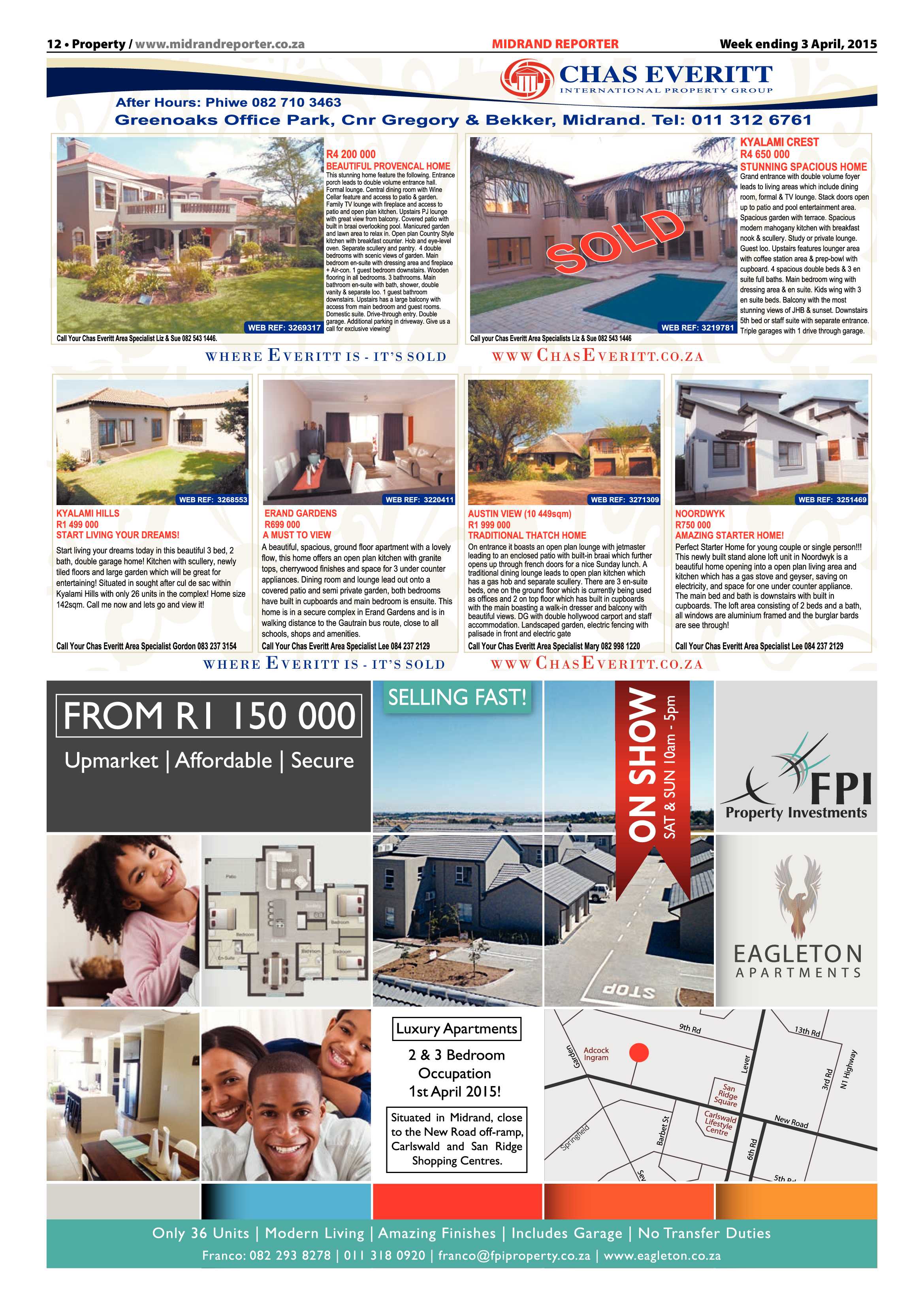 Midrand Reporter 03 April 2015 page 12