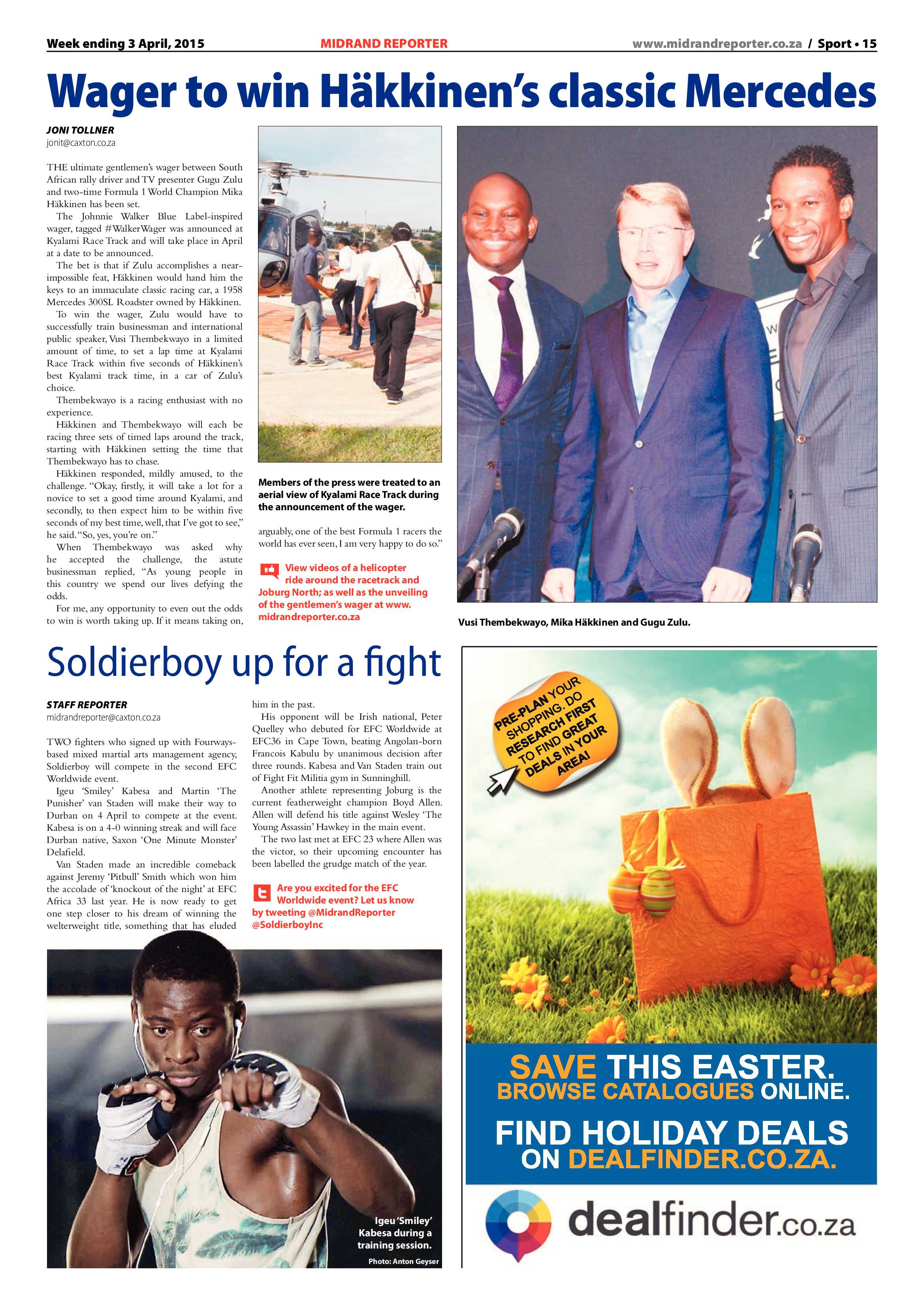 Midrand Reporter 03 April 2015 page 15
