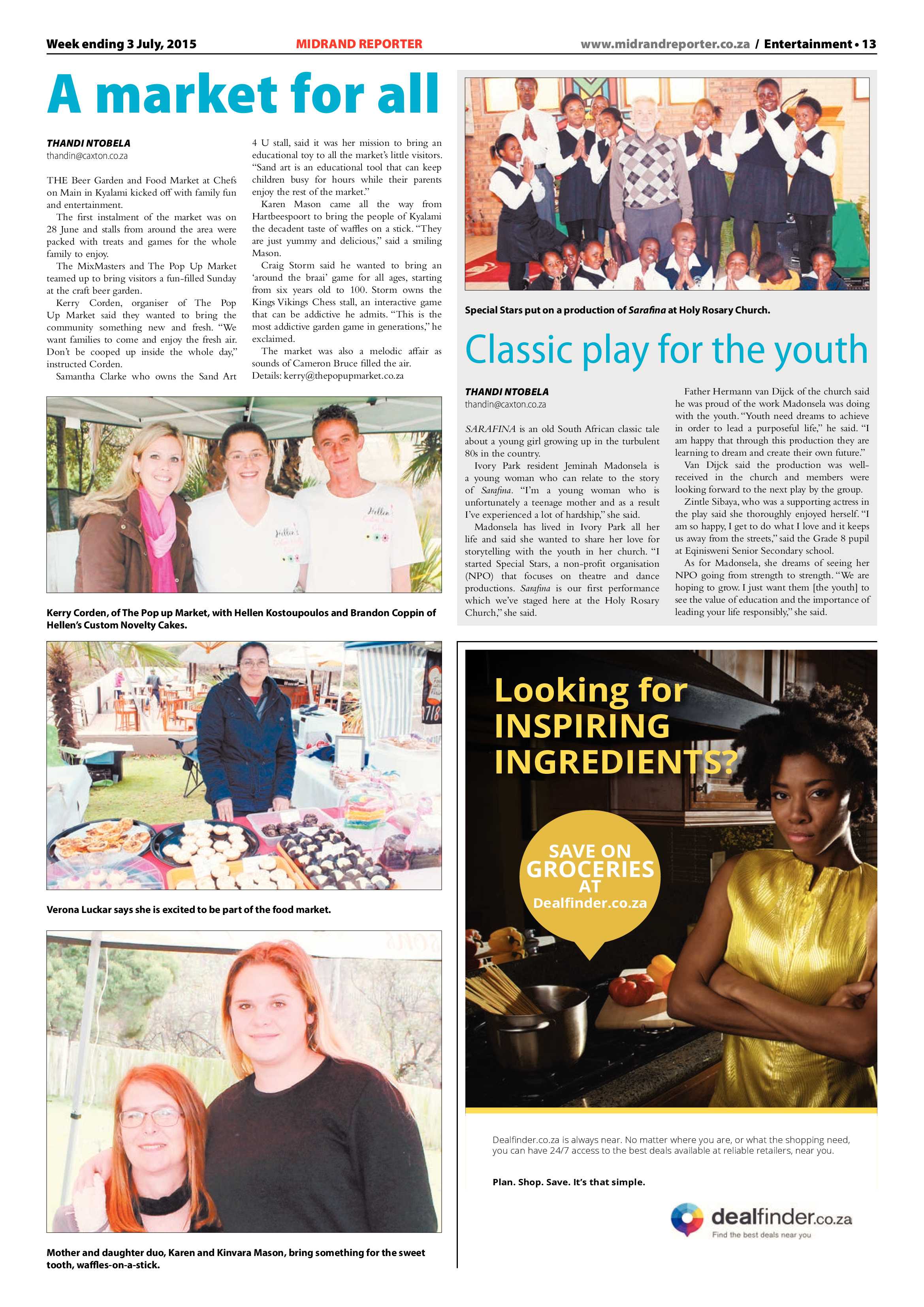 Midrand Reporter 03 July 2015 page 13