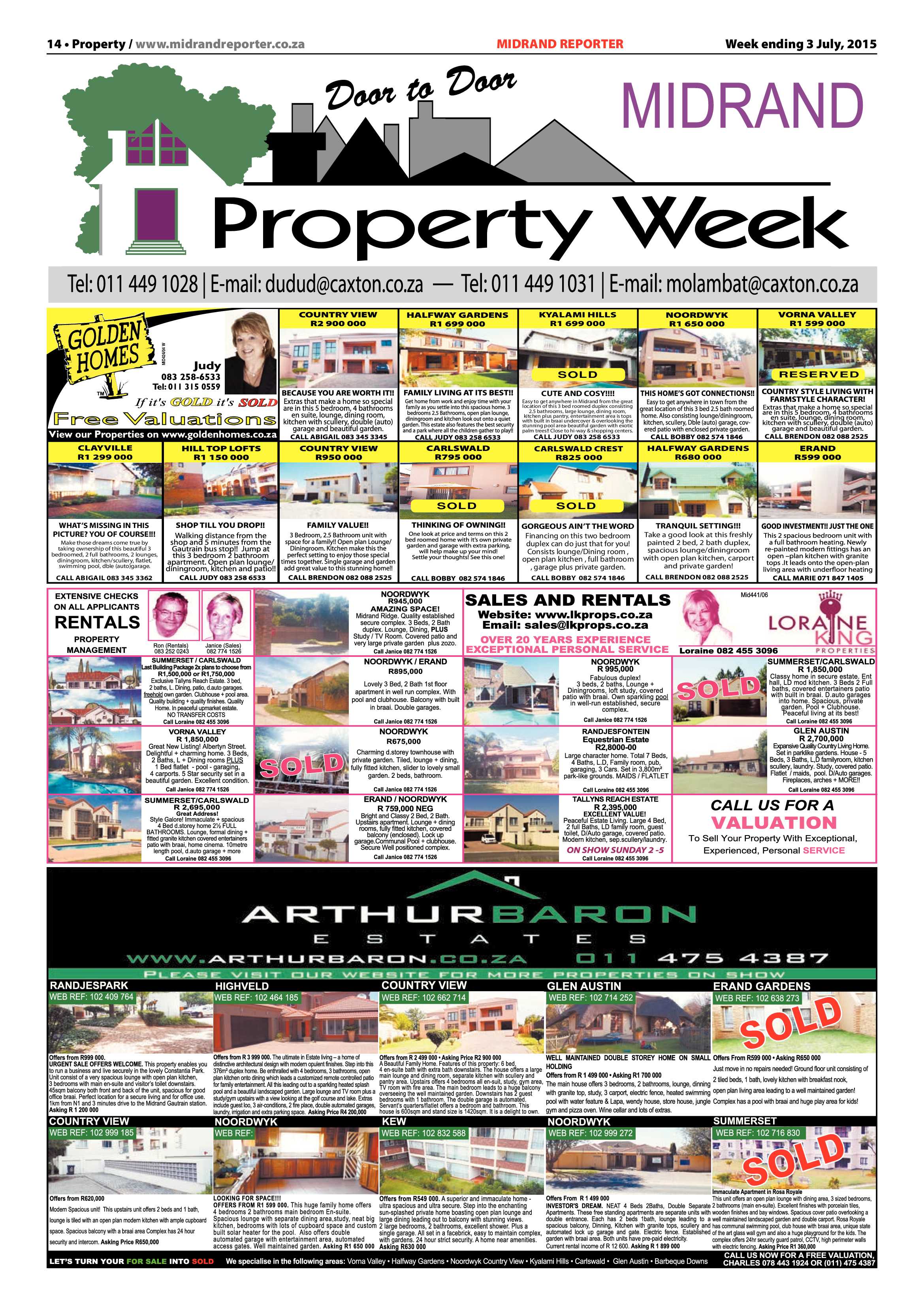 Midrand Reporter 03 July 2015 page 14