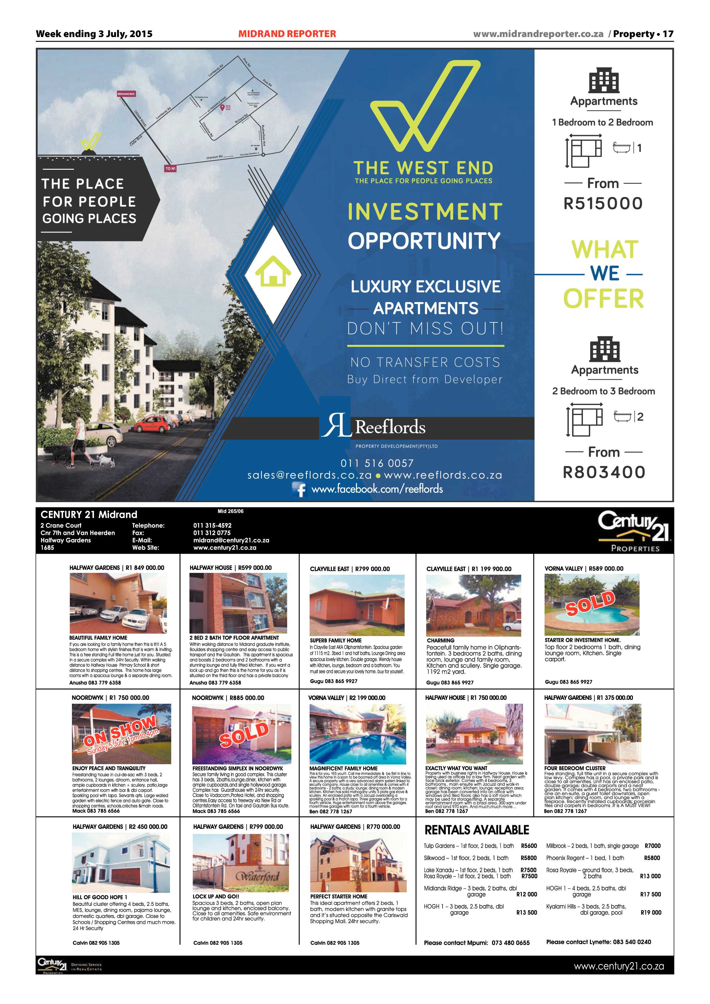 Midrand Reporter 03 July 2015 page 17