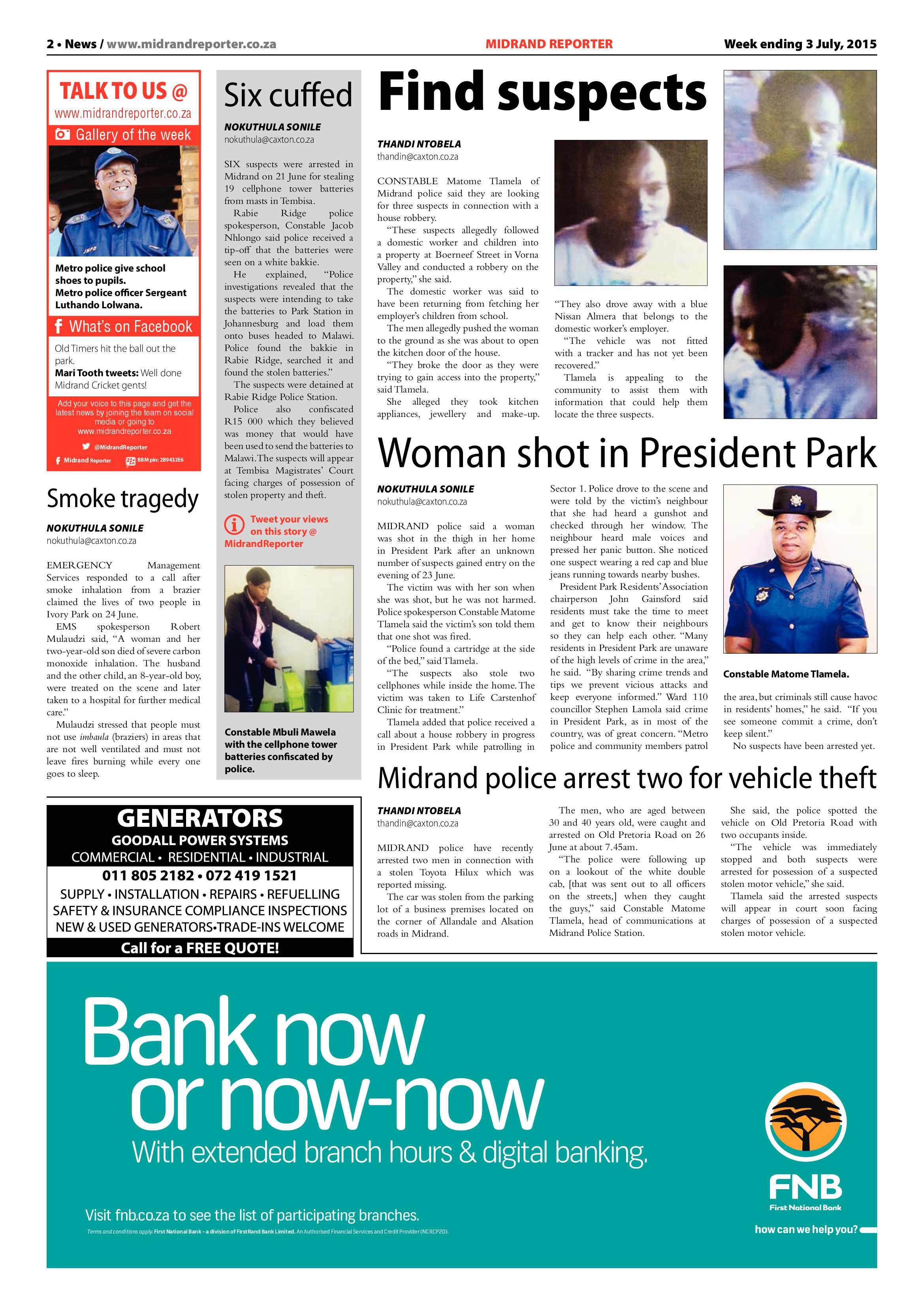 Midrand Reporter 03 July 2015 page 2