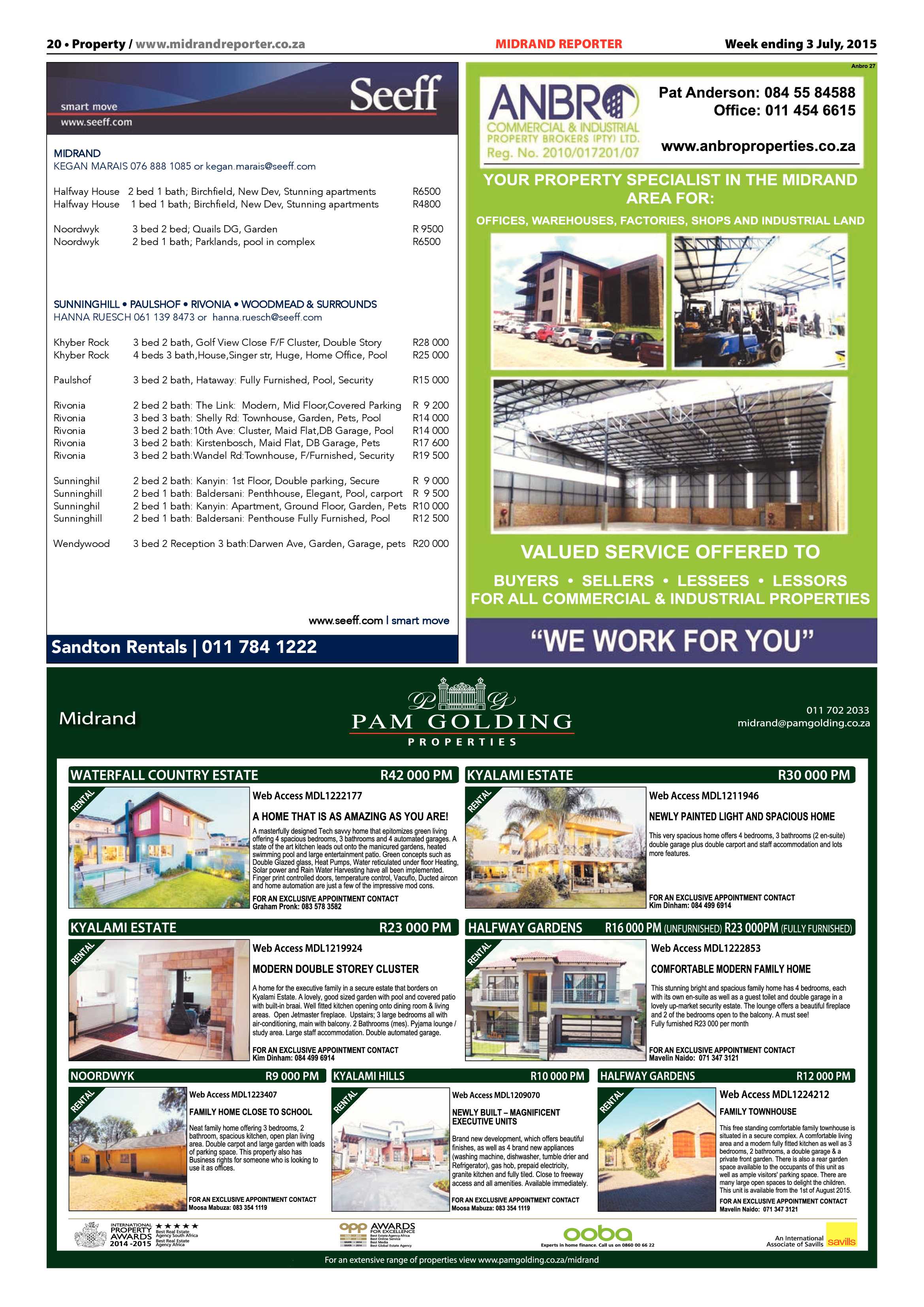 Midrand Reporter 03 July 2015 page 20