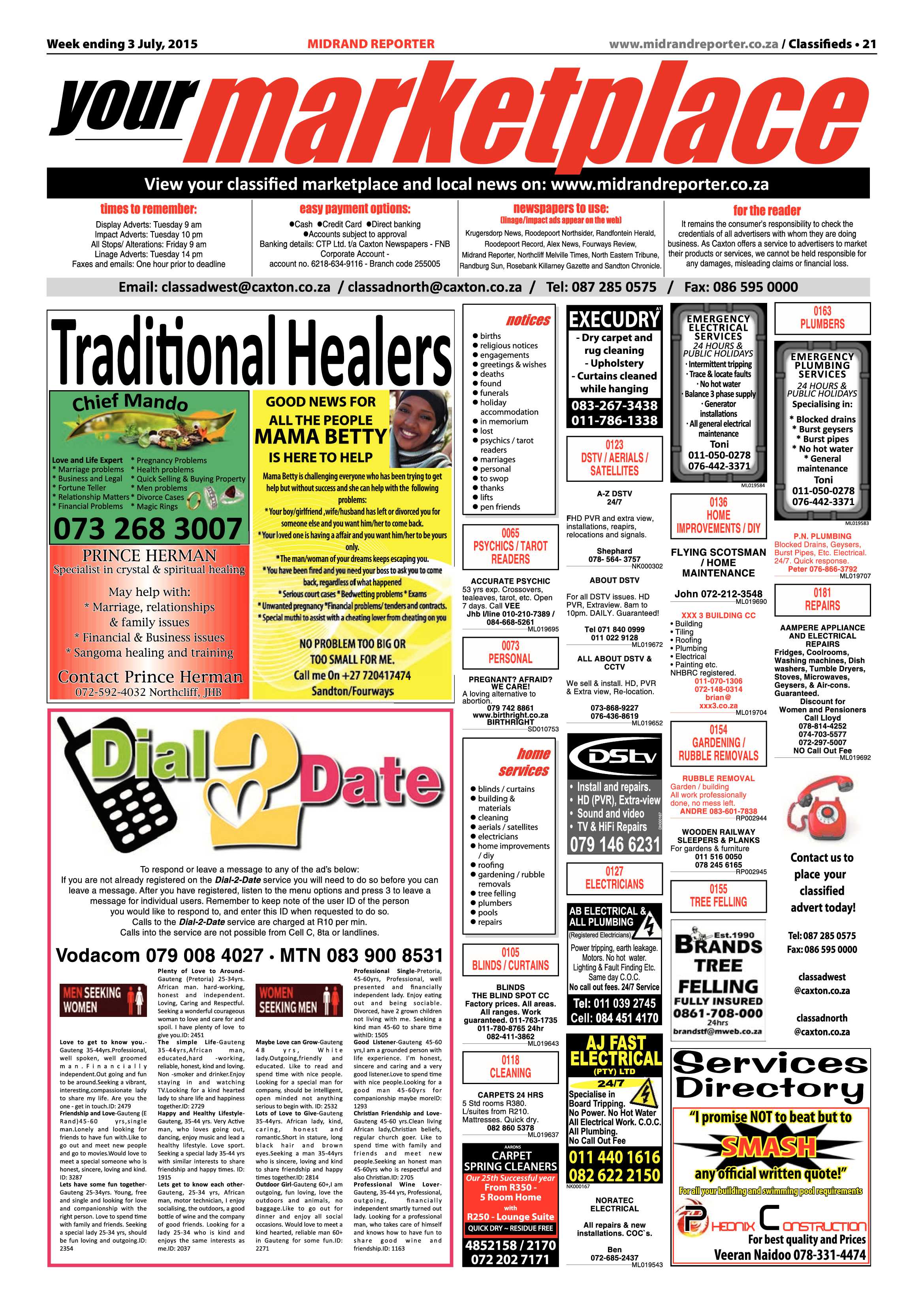 Midrand Reporter 03 July 2015 page 21