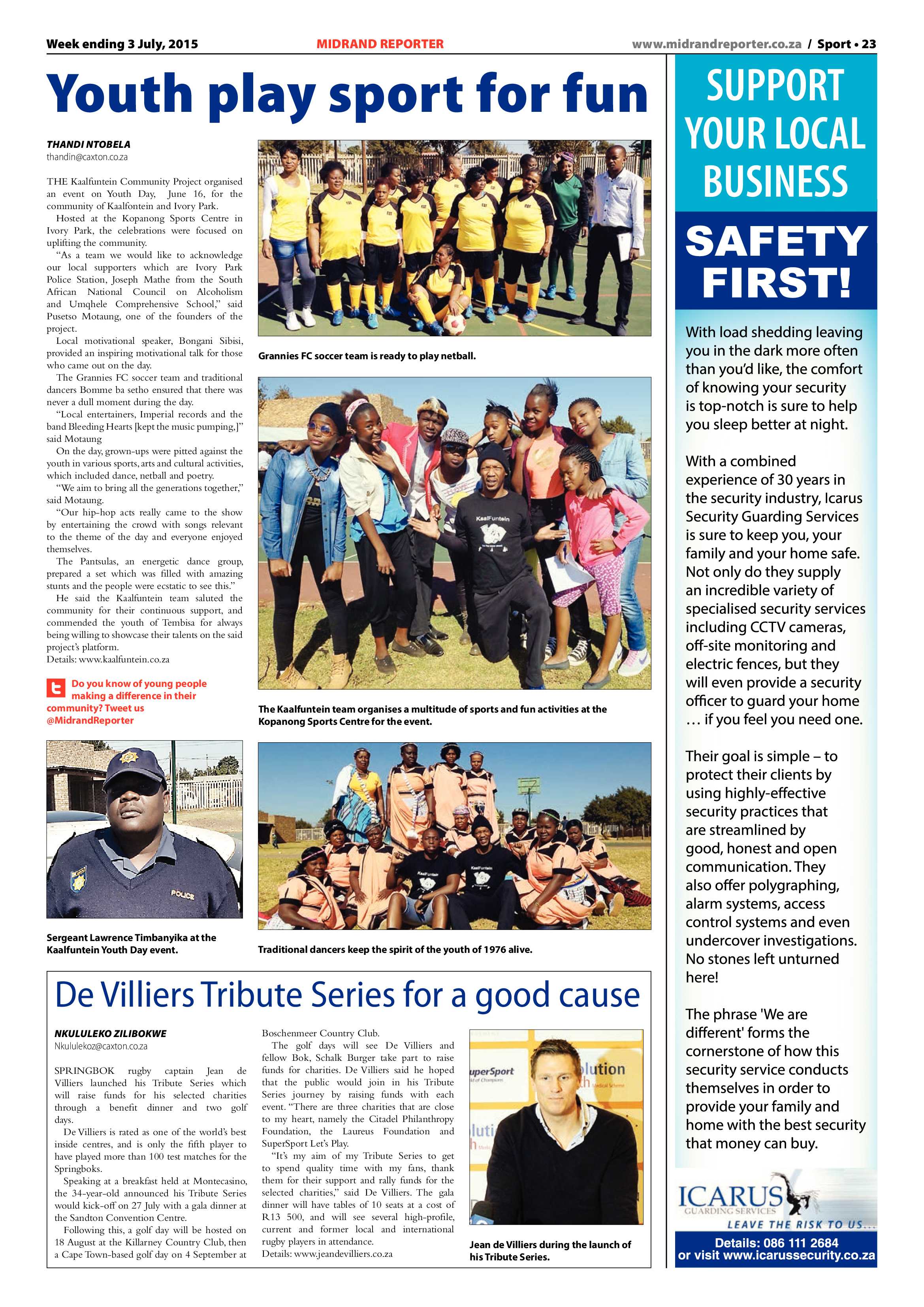 Midrand Reporter 03 July 2015 page 23
