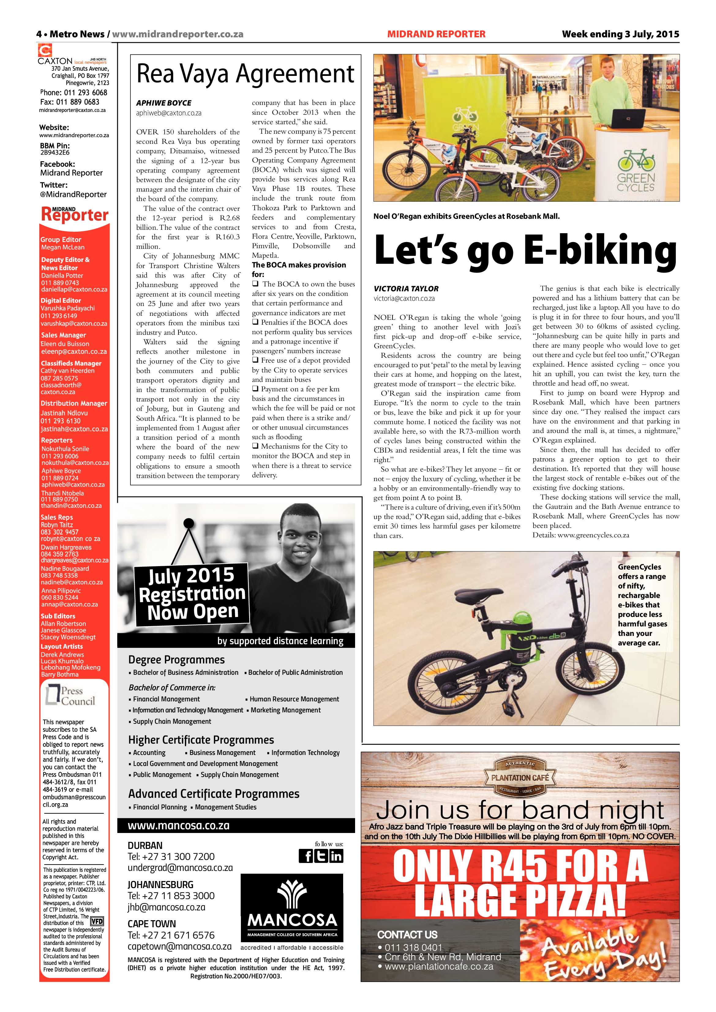 Midrand Reporter 03 July 2015 page 4