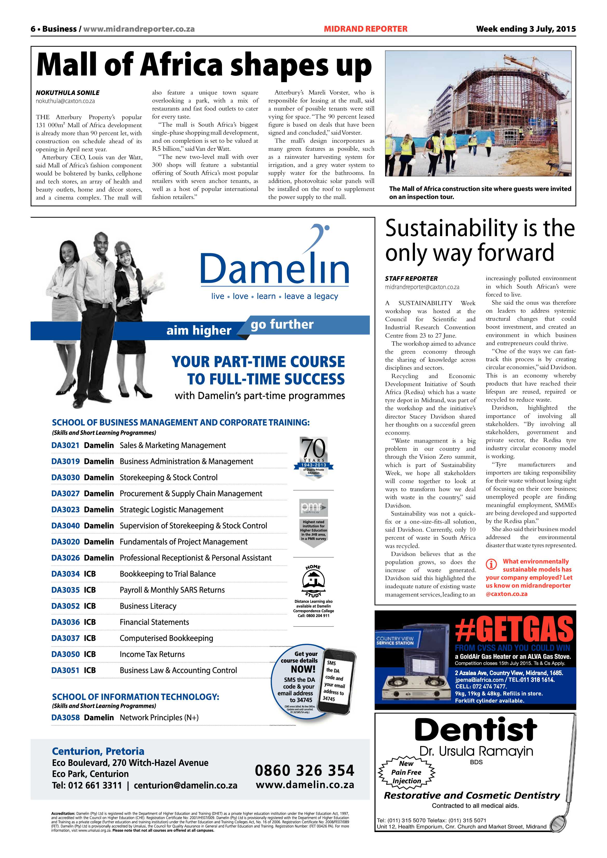 Midrand Reporter 03 July 2015 page 6