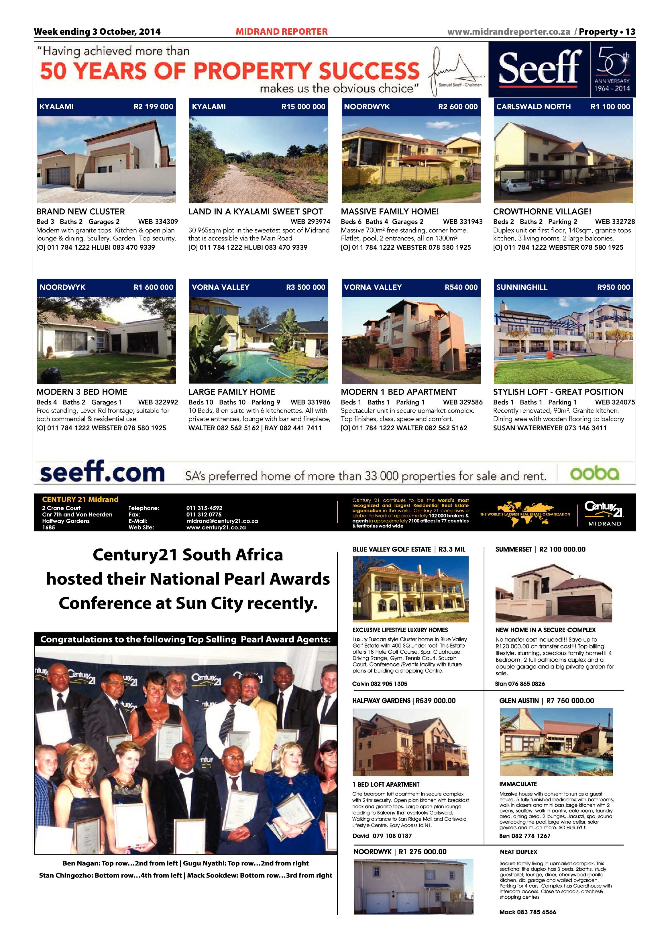 Midrand Reporter 03 October 2014 page 13