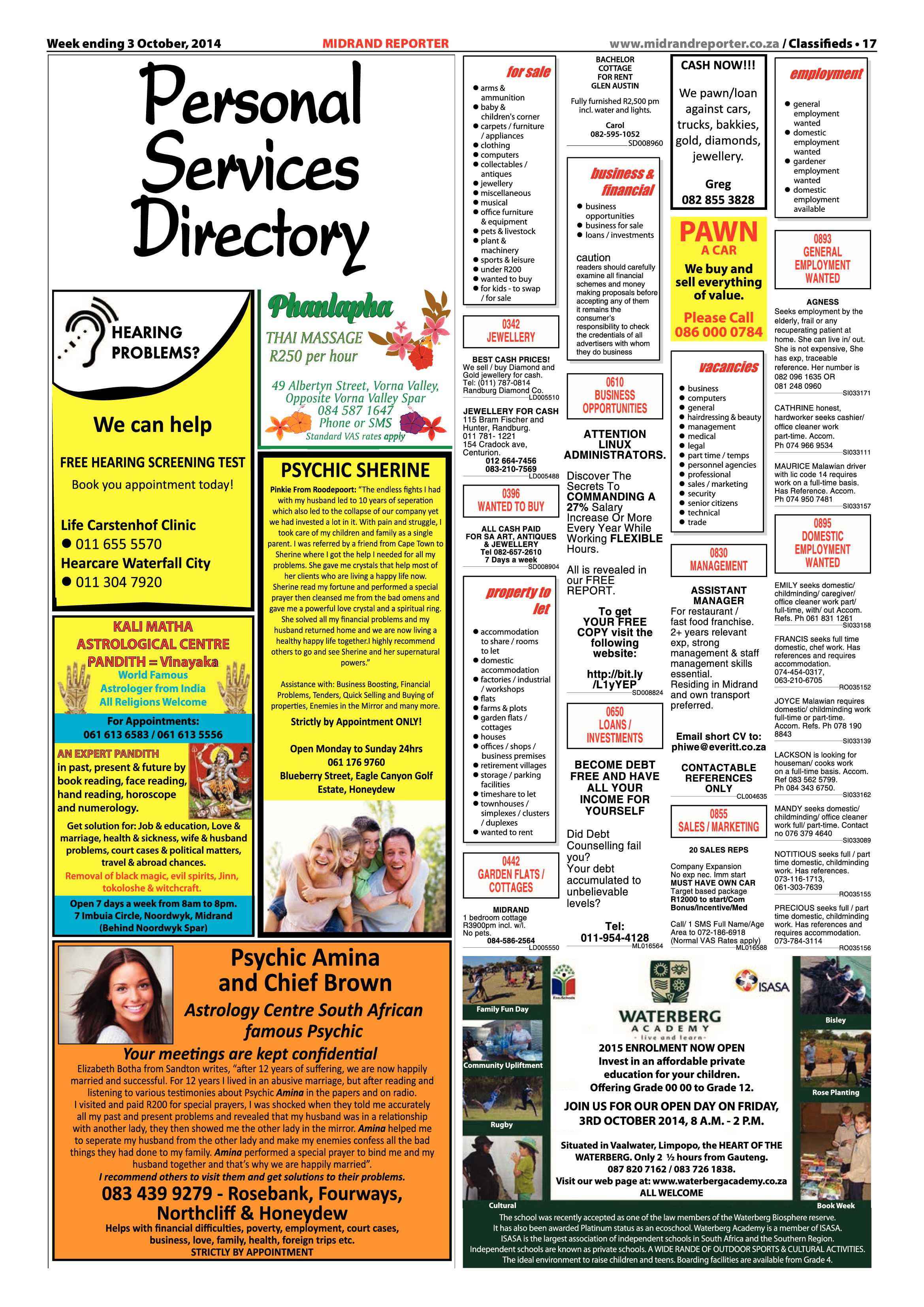 Midrand Reporter 03 October 2014 page 17