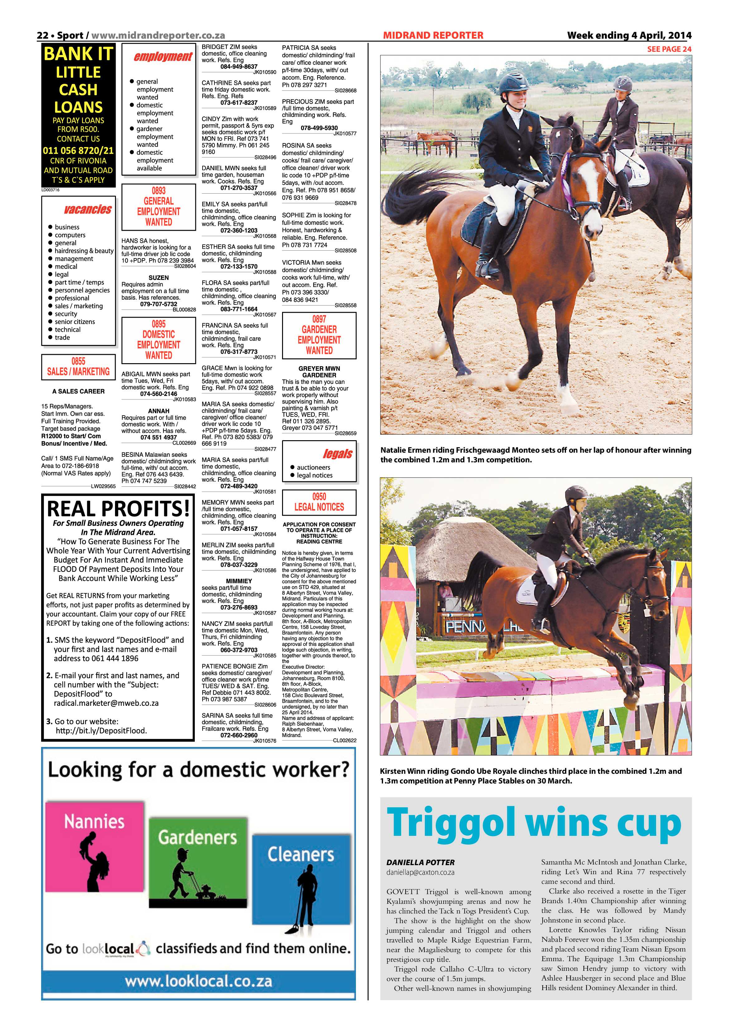 Midrand Reporter 04 April 2014 page 22
