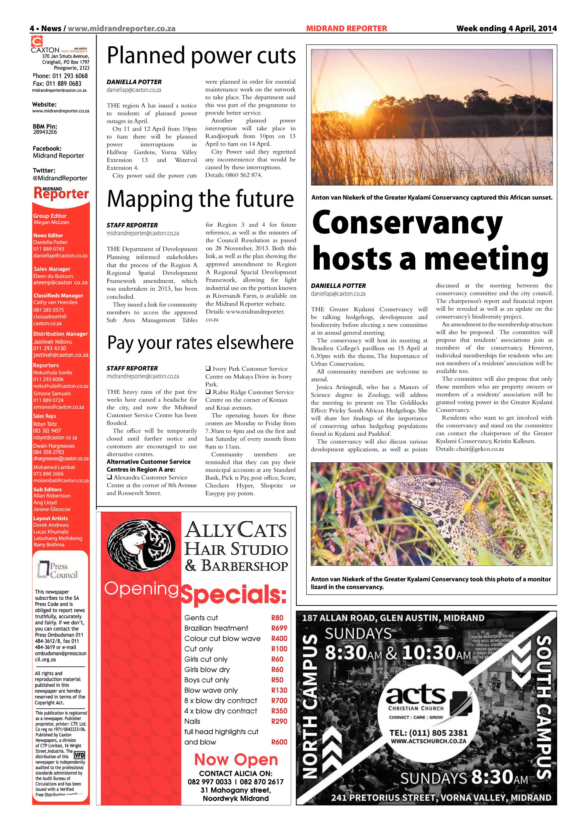 Midrand Reporter 04 April 2014 page 4