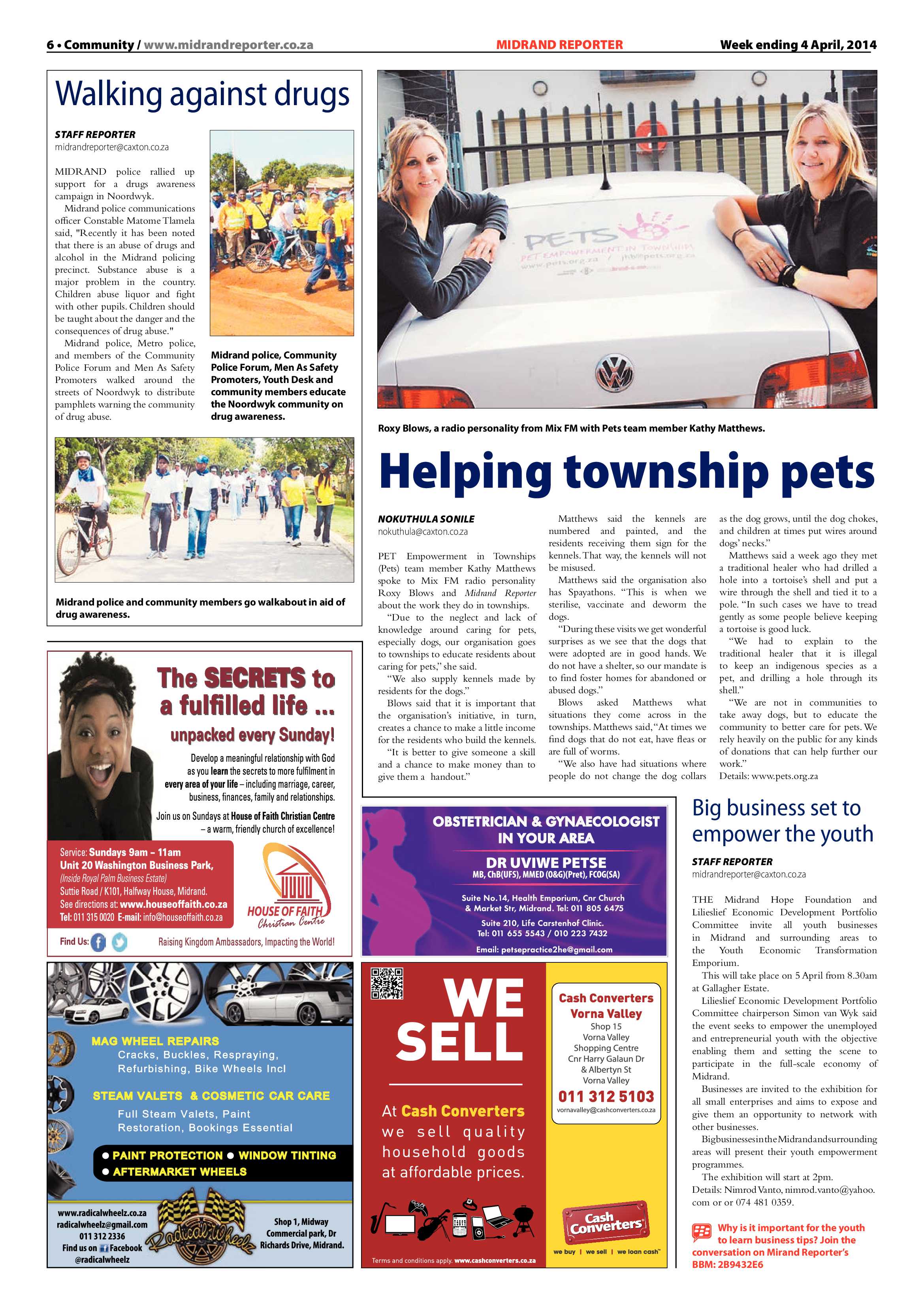 Midrand Reporter 04 April 2014 page 6