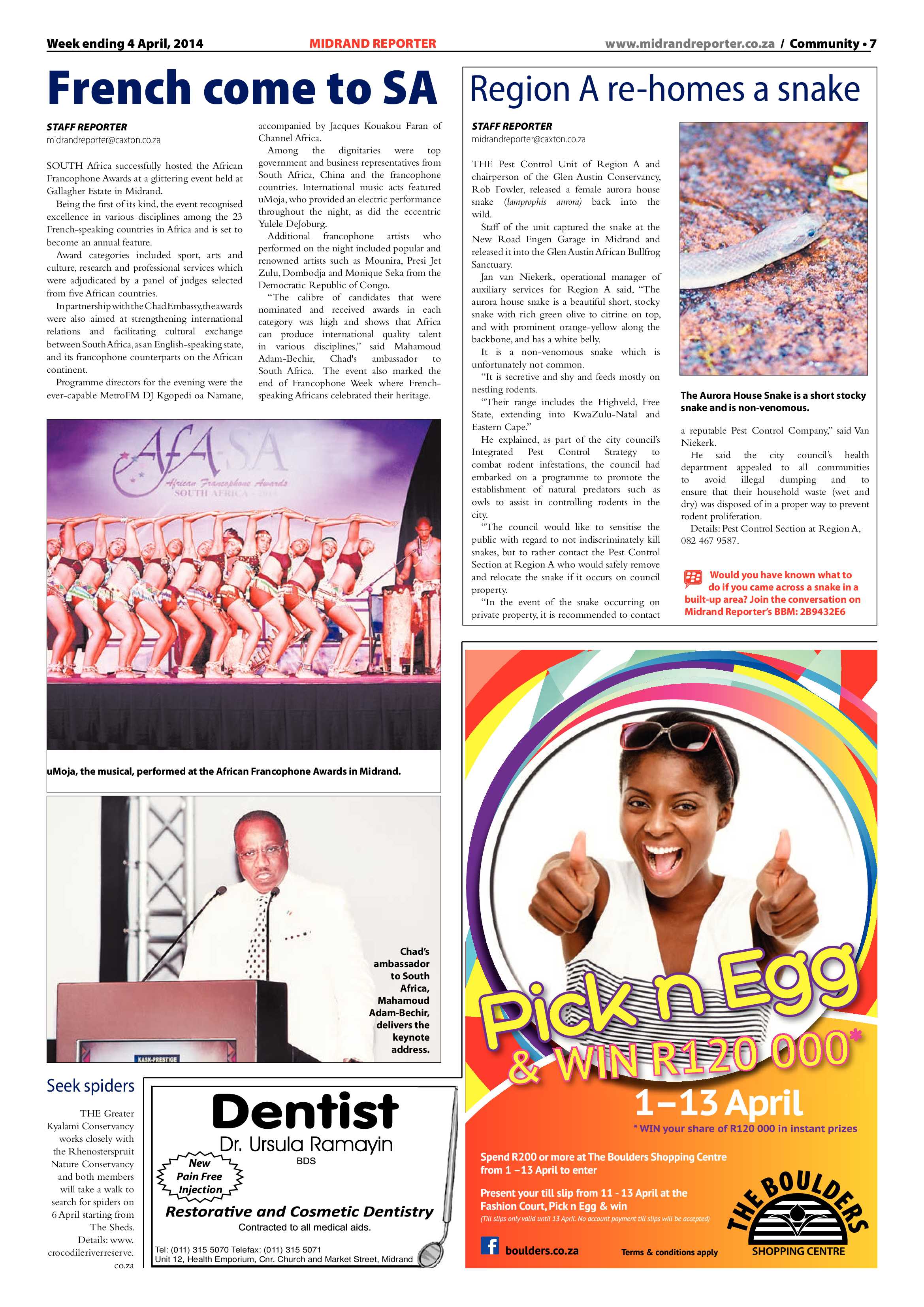 Midrand Reporter 04 April 2014 page 7