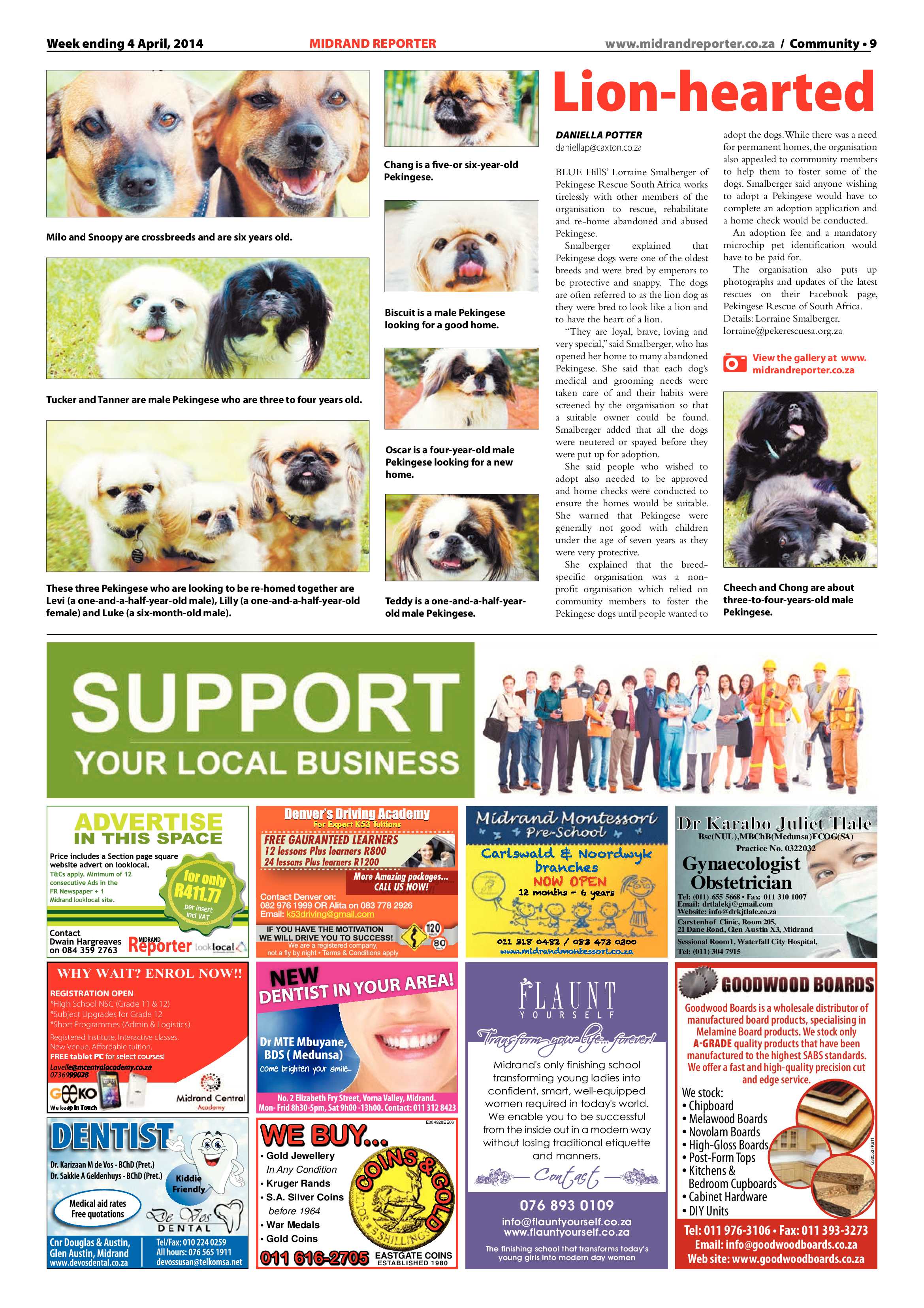 Midrand Reporter 04 April 2014 page 9