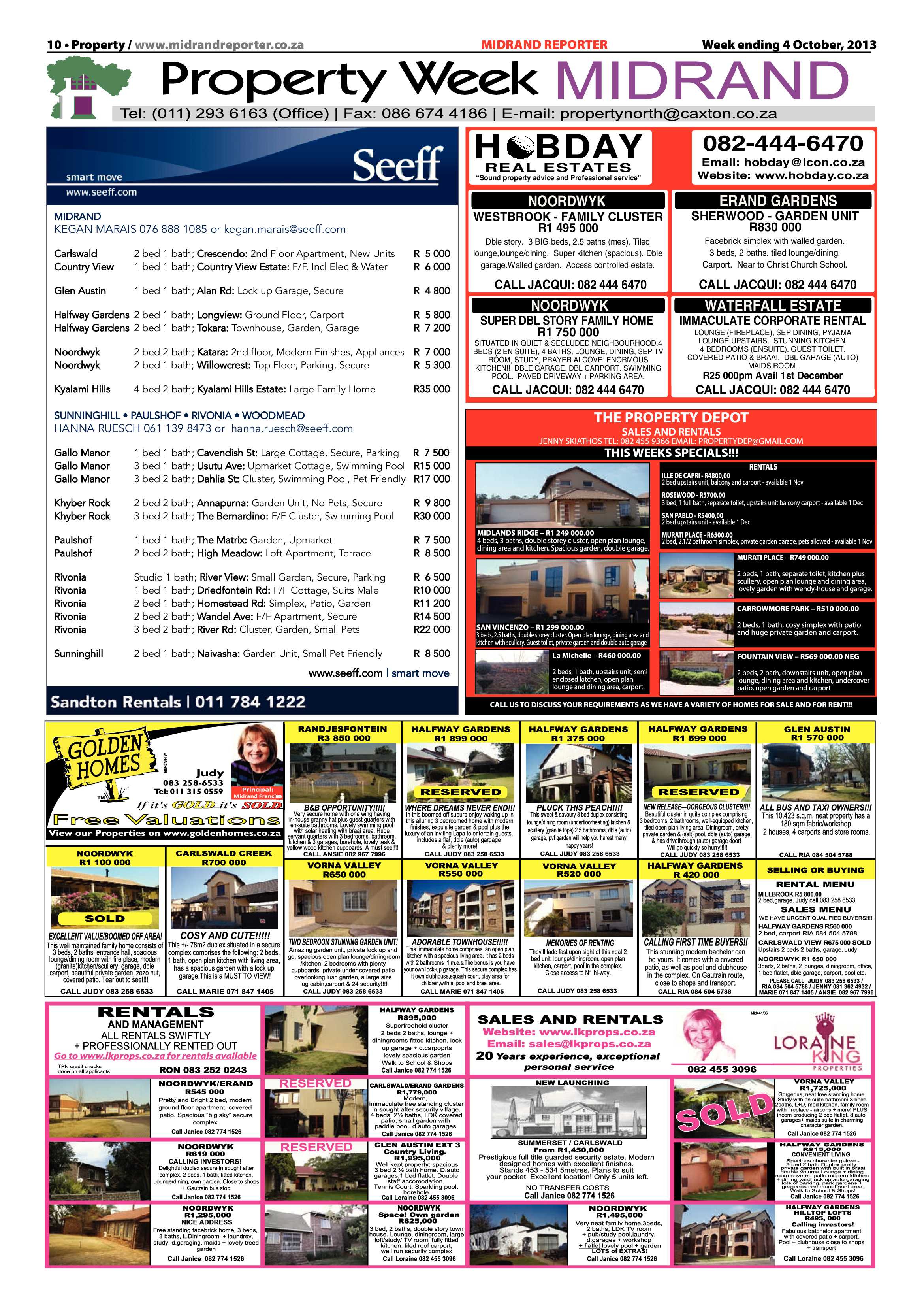 Midrand Reporter 04 October 2013 page 10