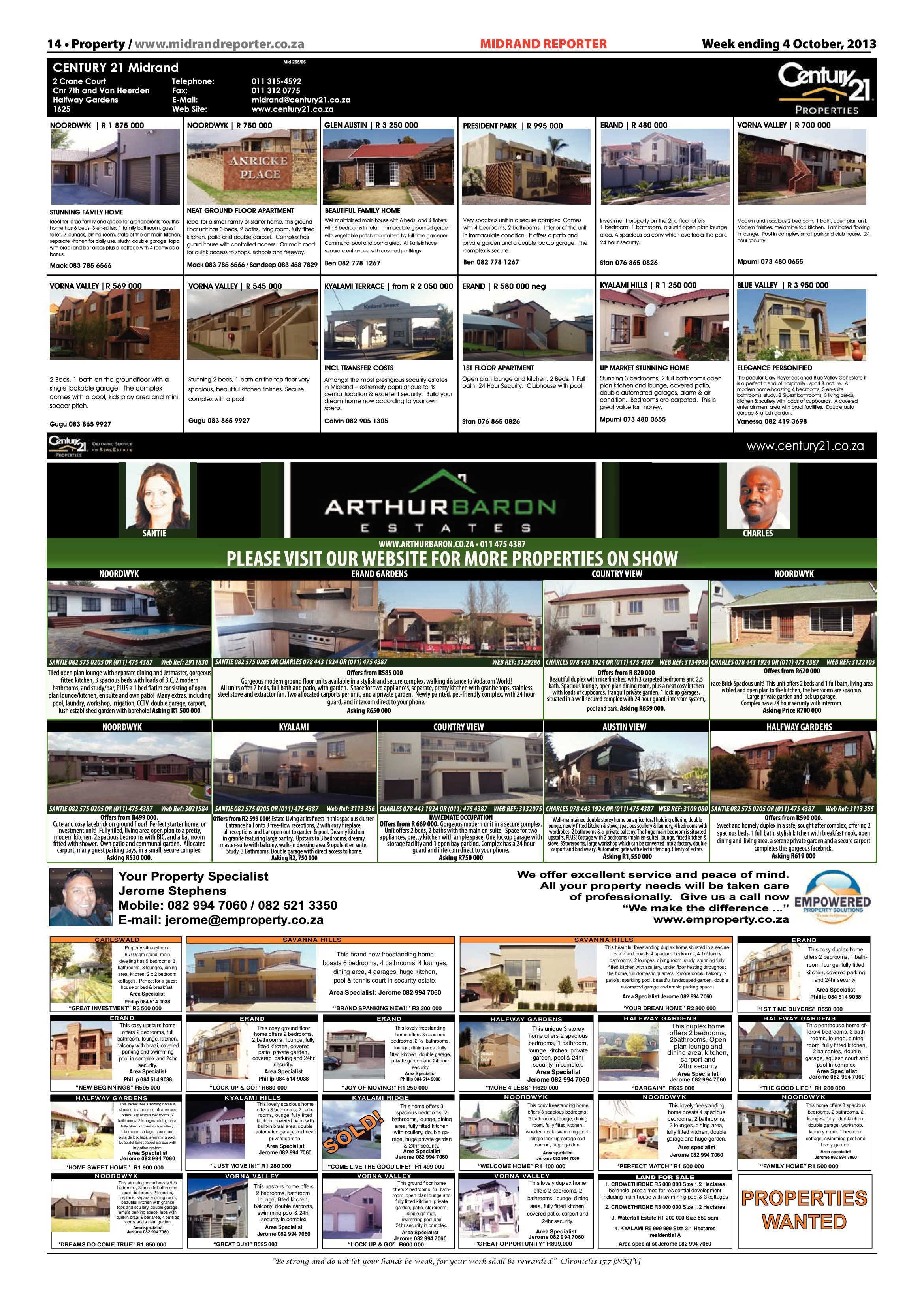 Midrand Reporter 04 October 2013 page 14