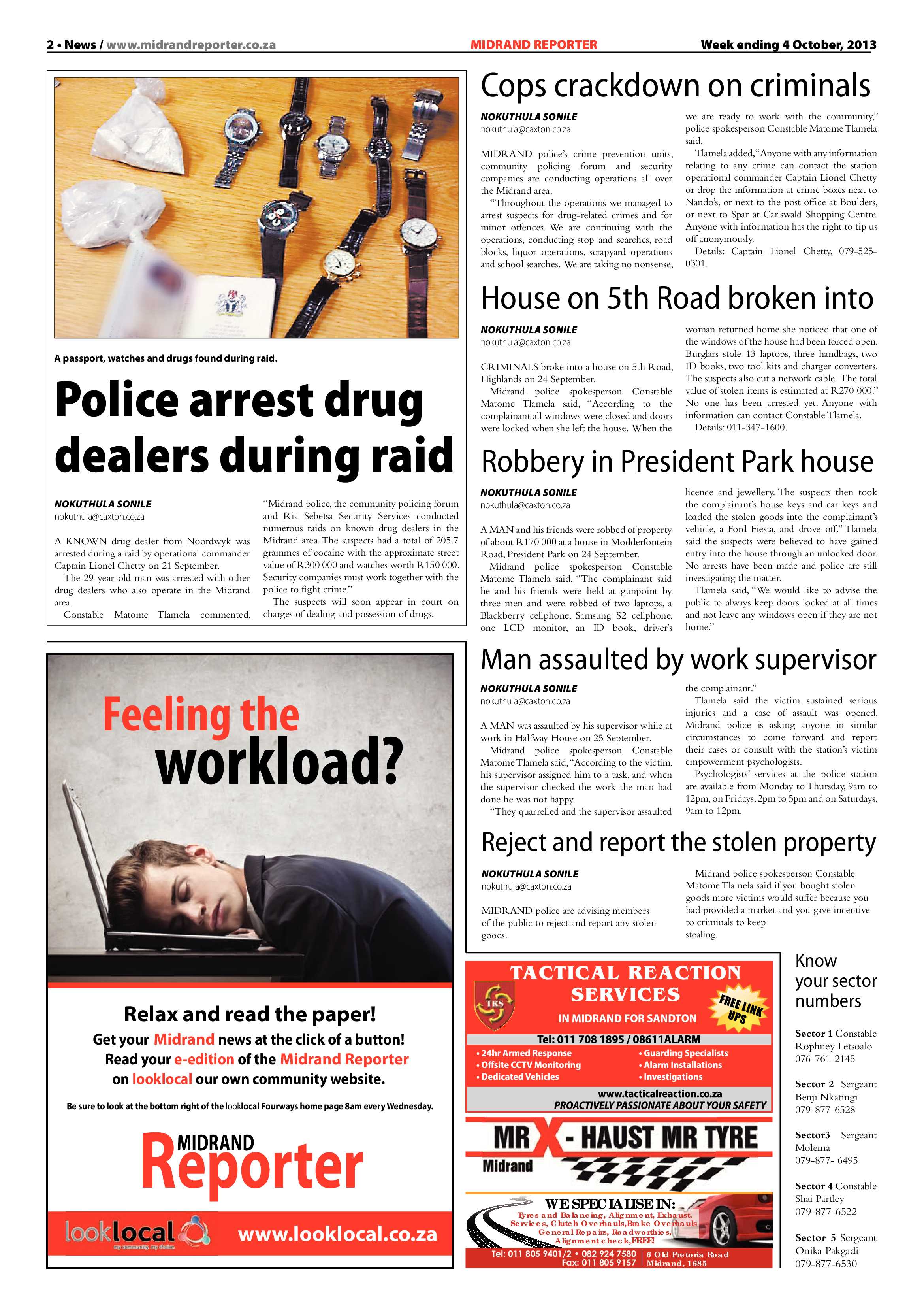 Midrand Reporter 04 October 2013 page 2
