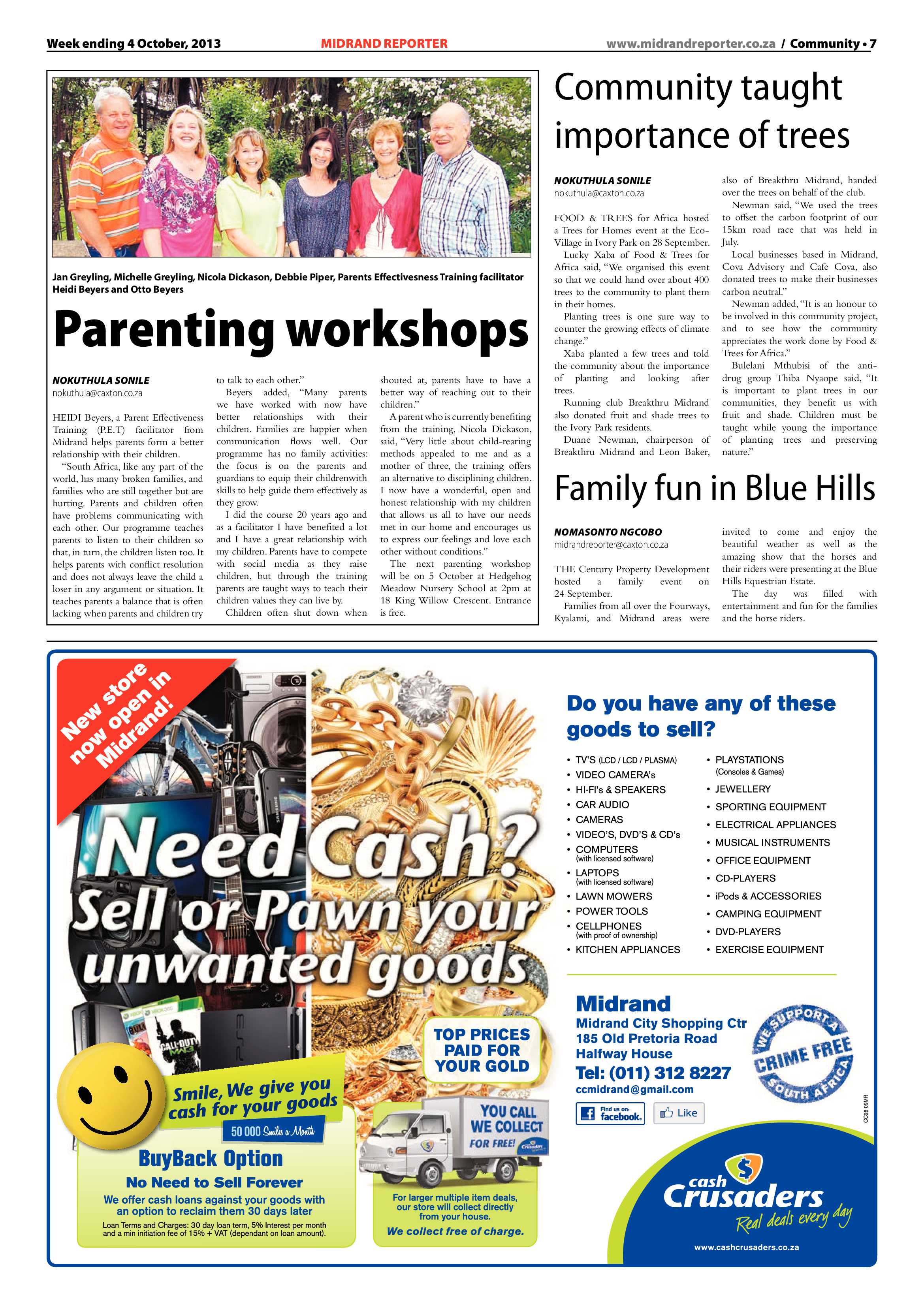 Midrand Reporter 04 October 2013 page 7