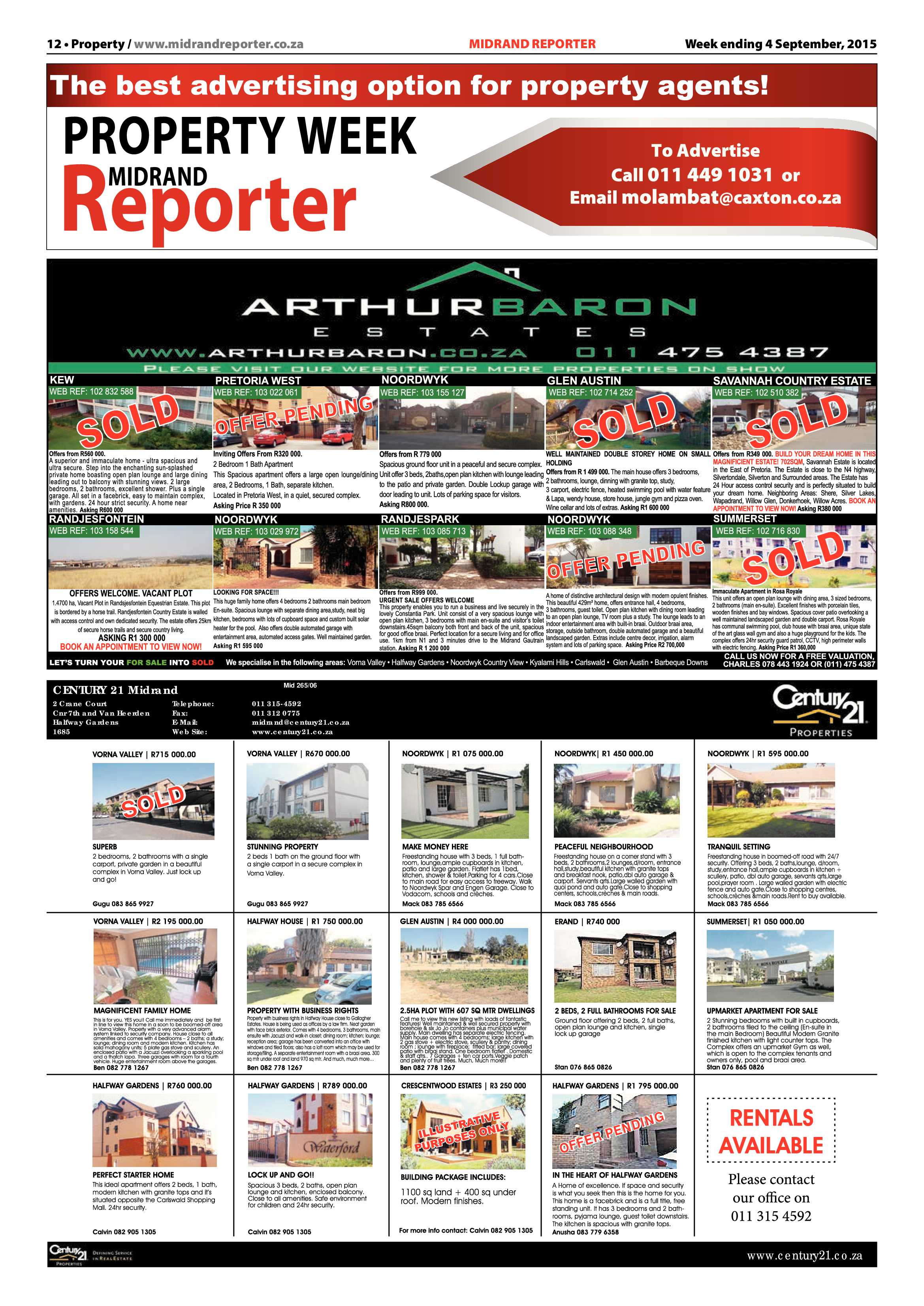 Midrand Reporter 04 September 2015 page 12