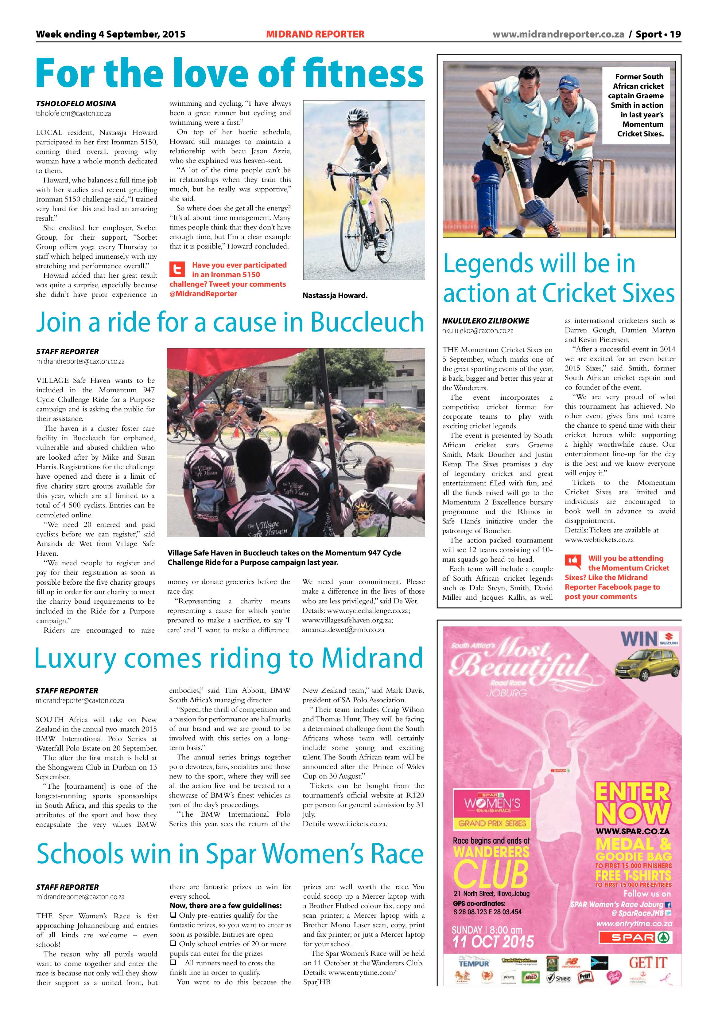 Midrand Reporter 04 September 2015 page 19