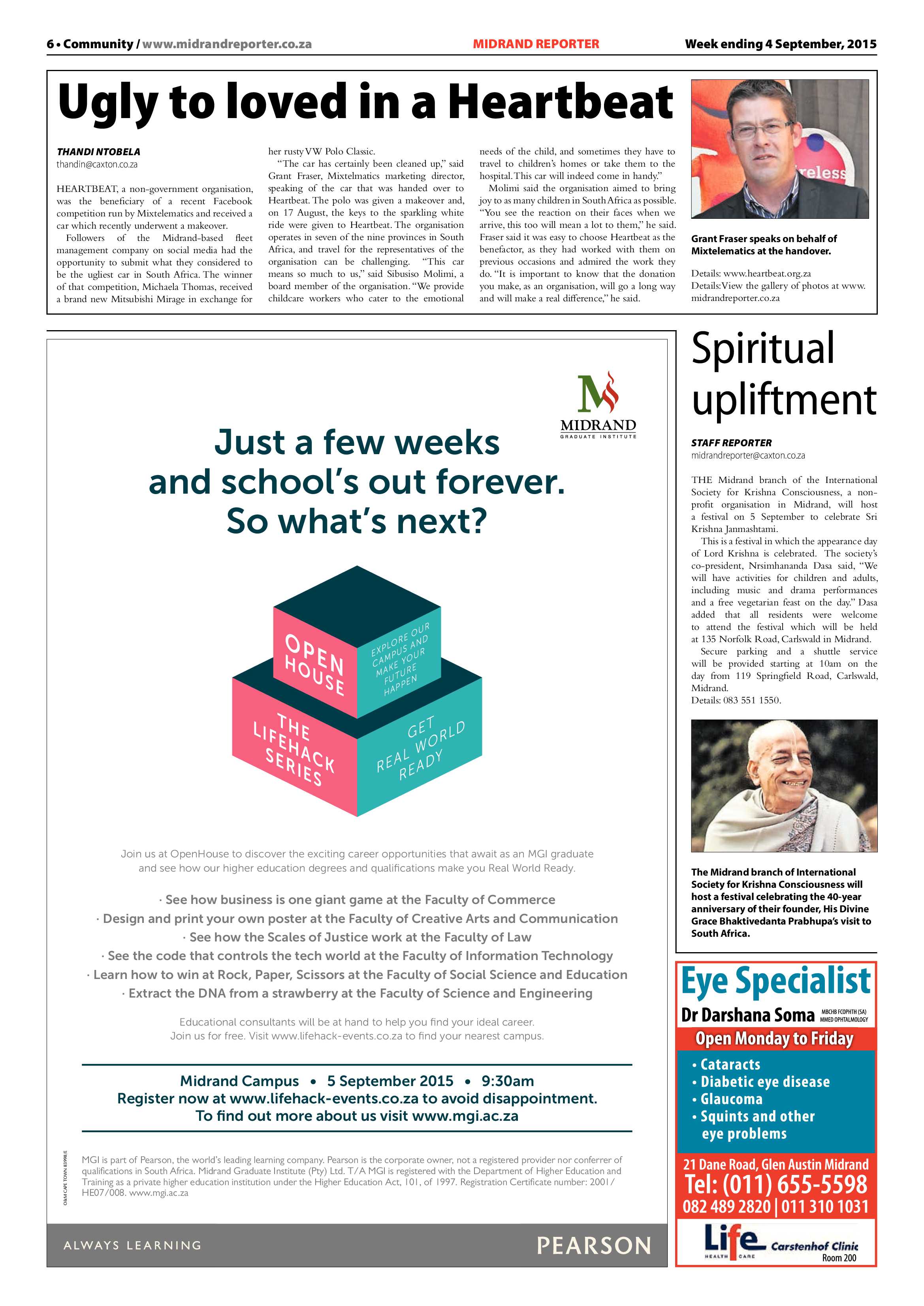 Midrand Reporter 04 September 2015 page 6