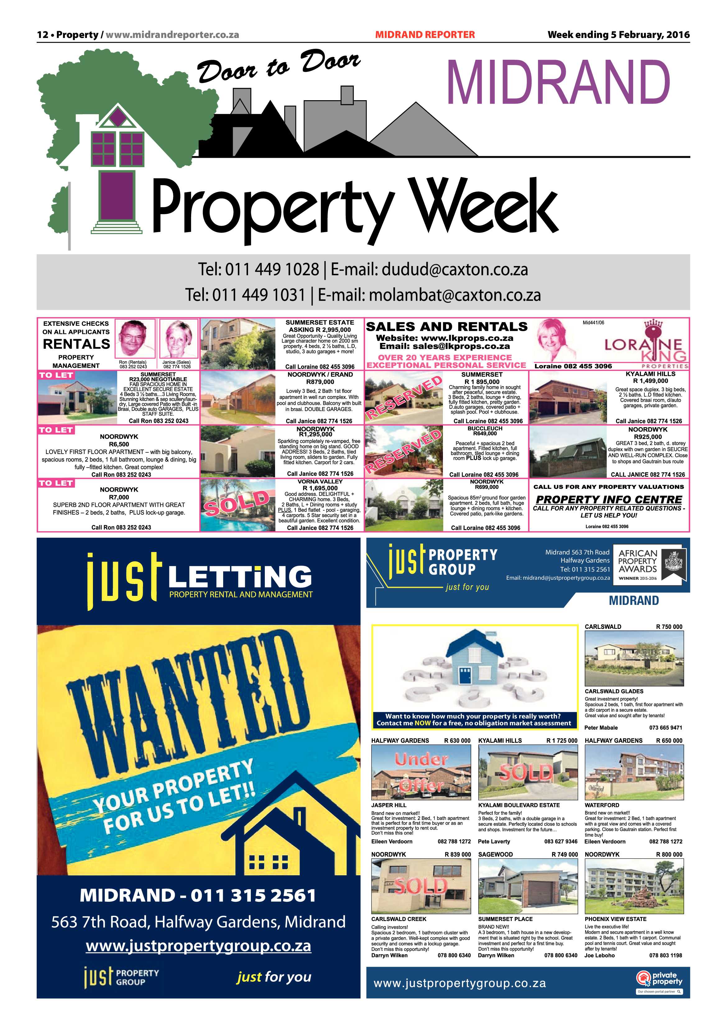Midrand Reporter 05 February 2016 page 12