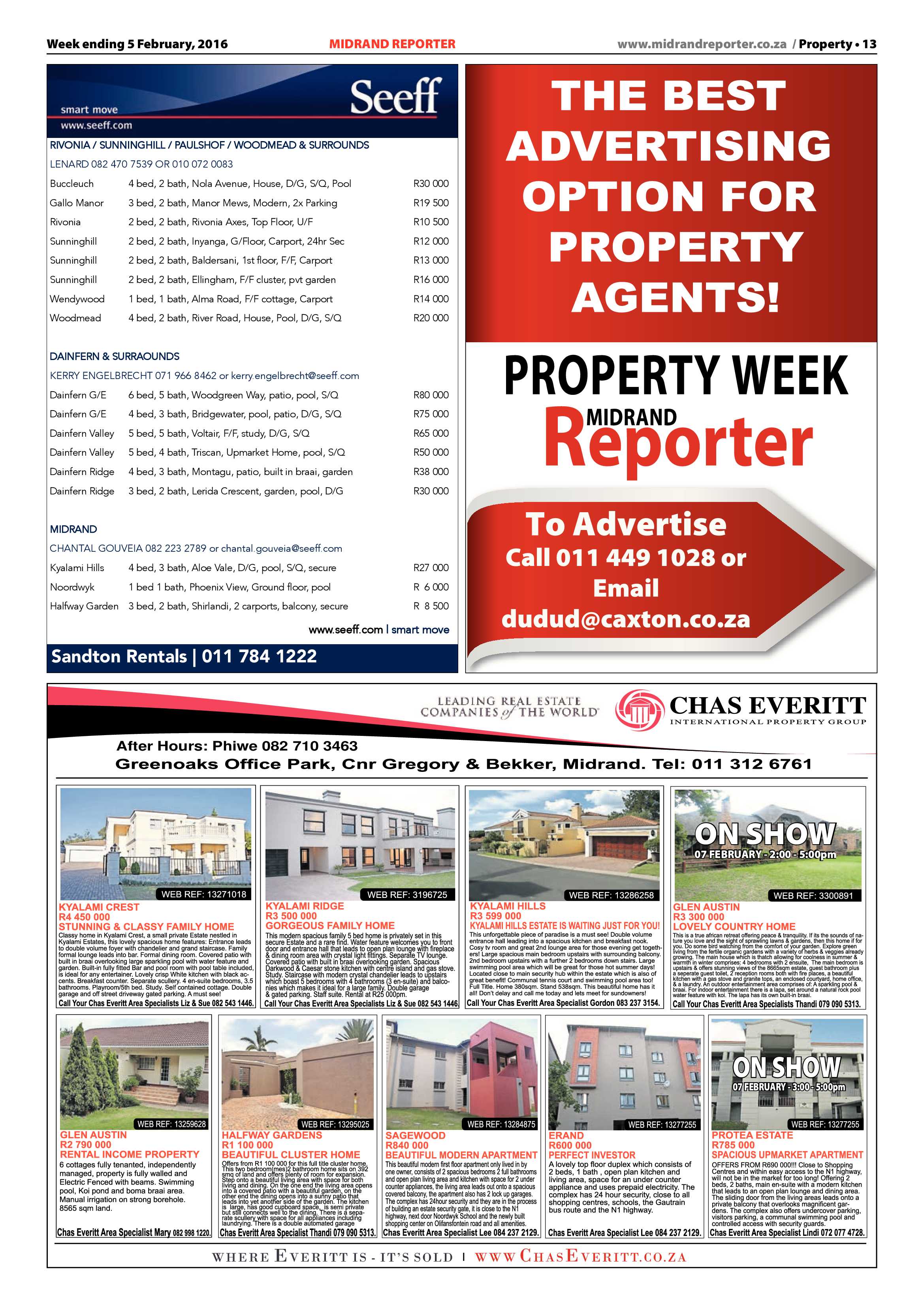 Midrand Reporter 05 February 2016 page 13