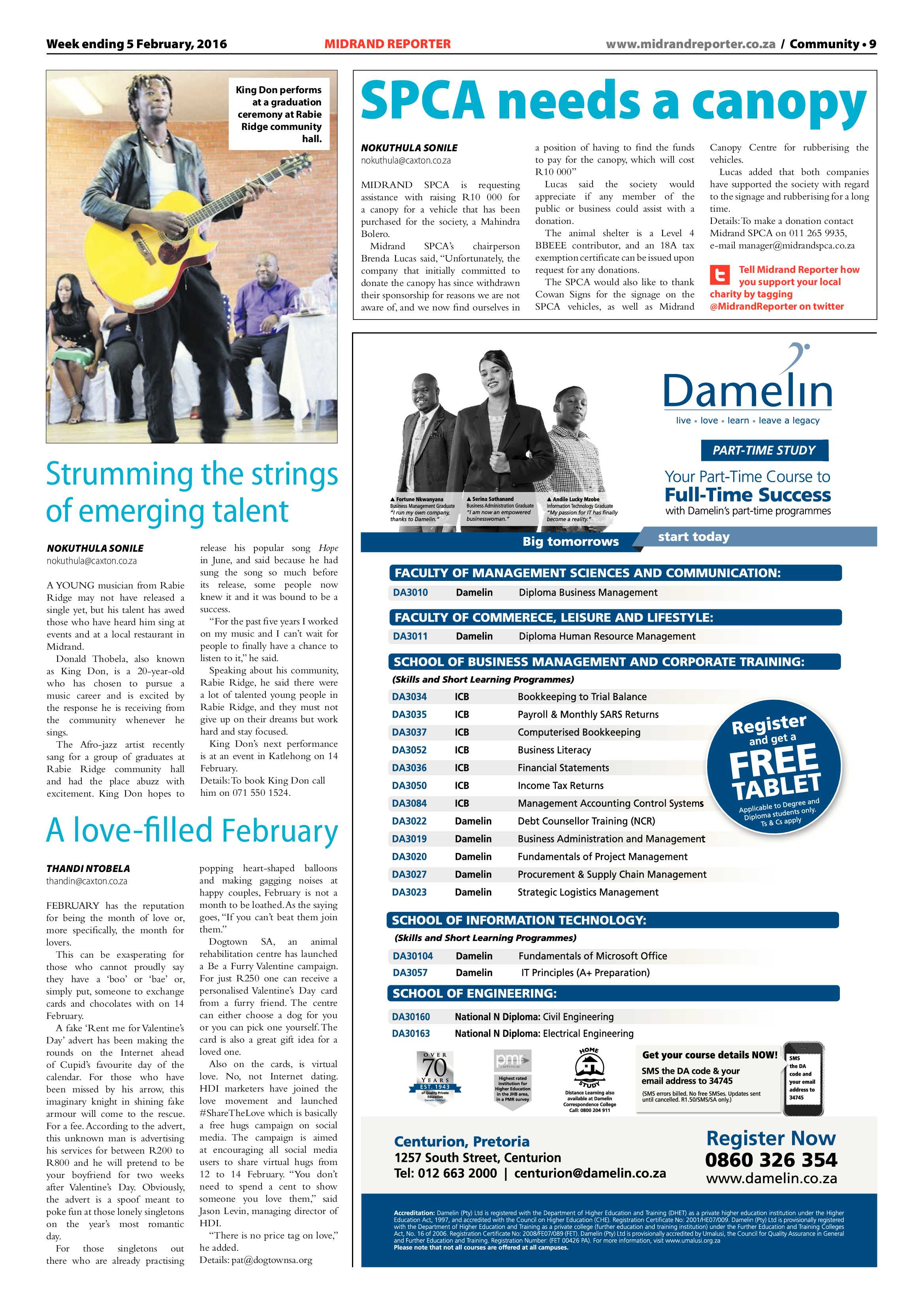 Midrand Reporter 05 February 2016 page 9
