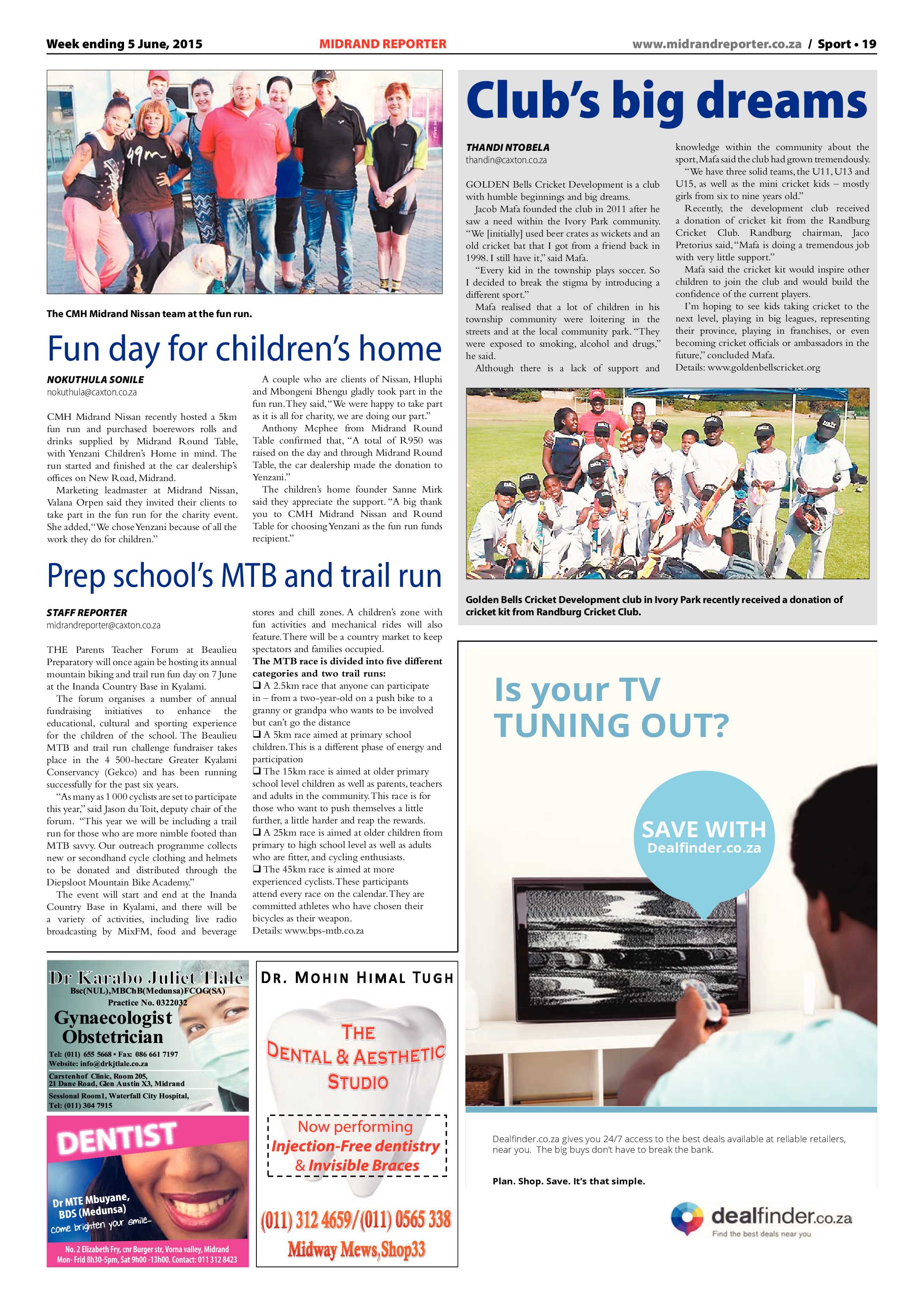Midrand Reporter 05 June 2015 page 19