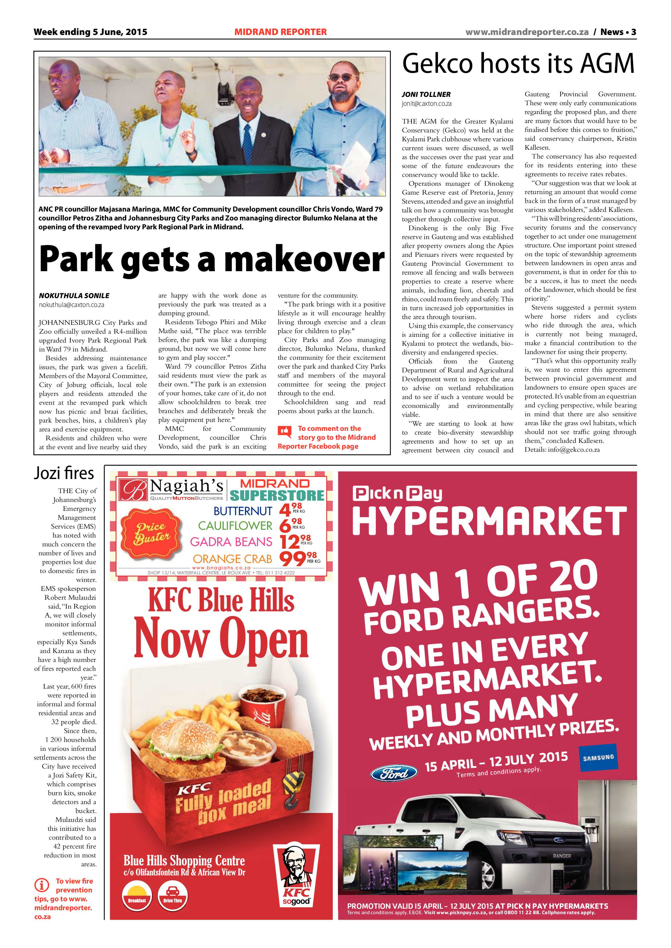 Midrand Reporter 05 June 2015 page 3