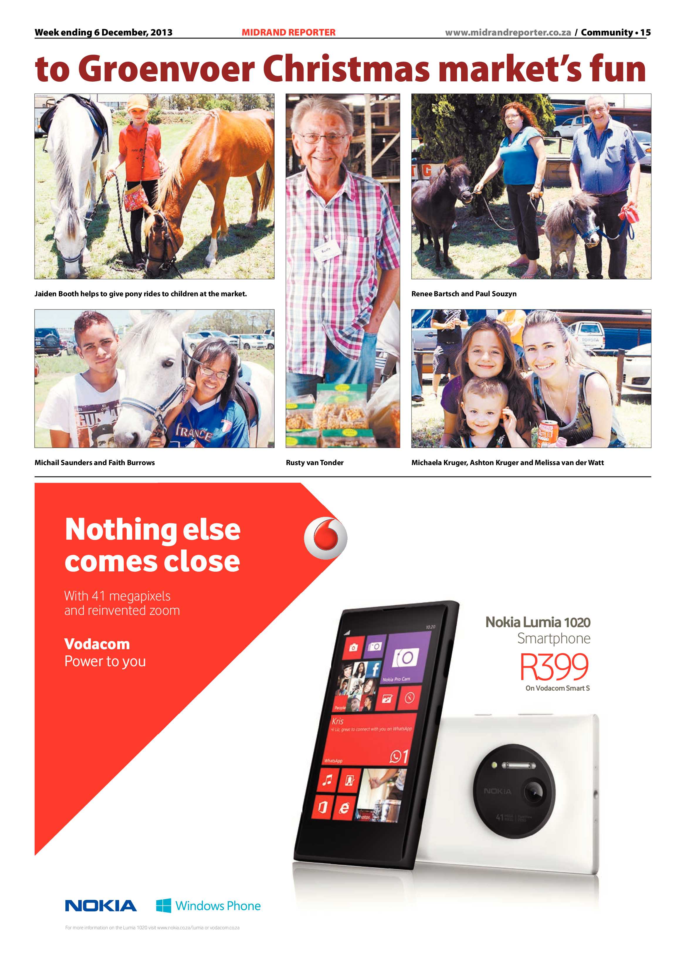 Midrand Reporter 06 December 2013 page 15