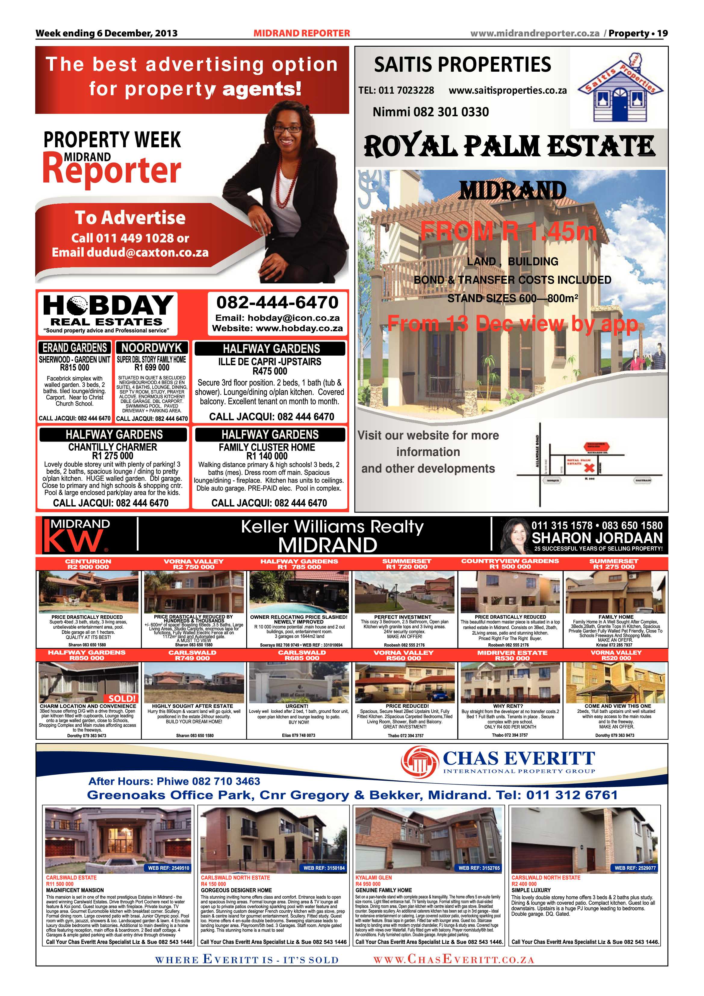 Midrand Reporter 06 December 2013 page 19