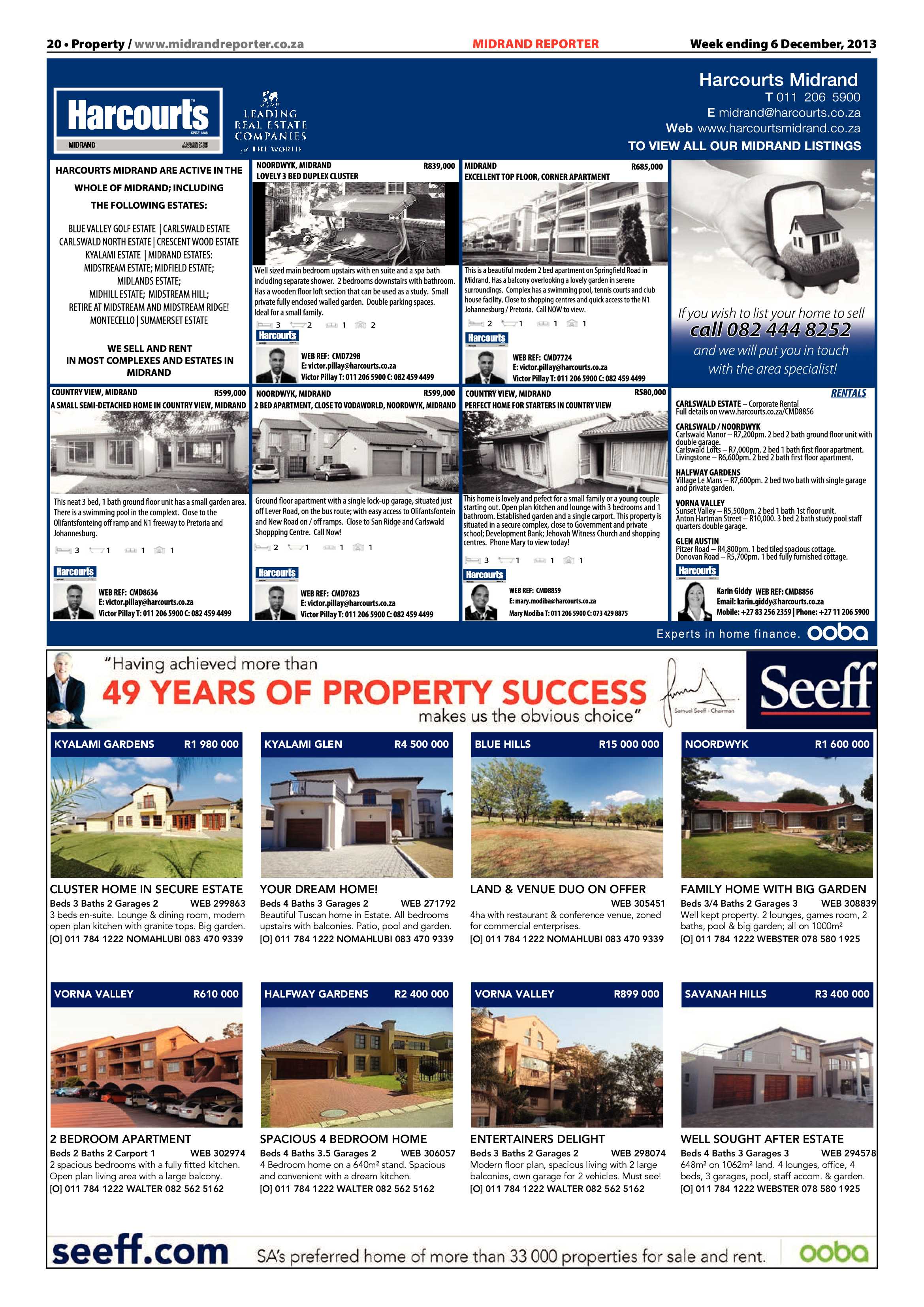 Midrand Reporter 06 December 2013 page 20
