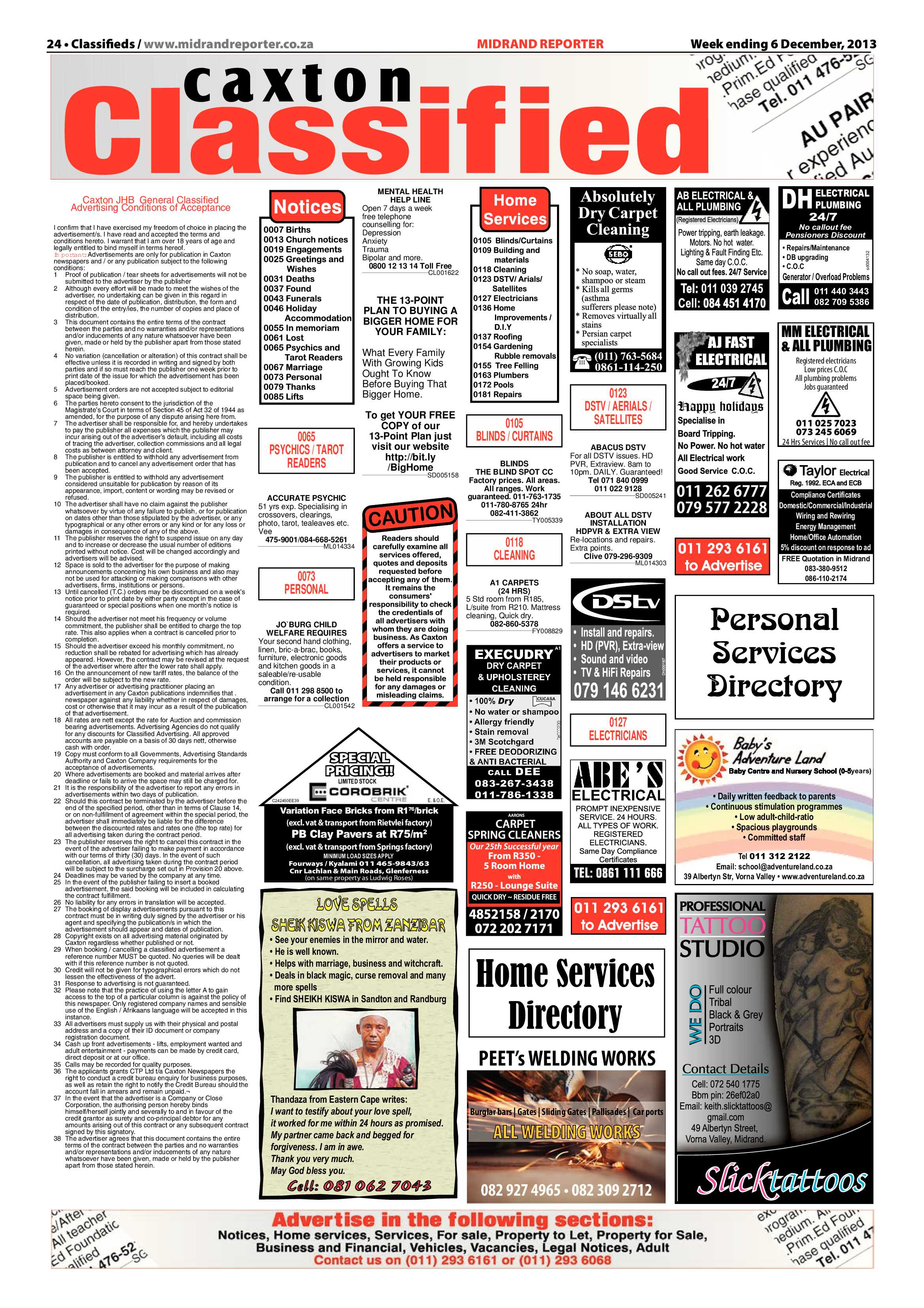 Midrand Reporter 06 December 2013 page 24