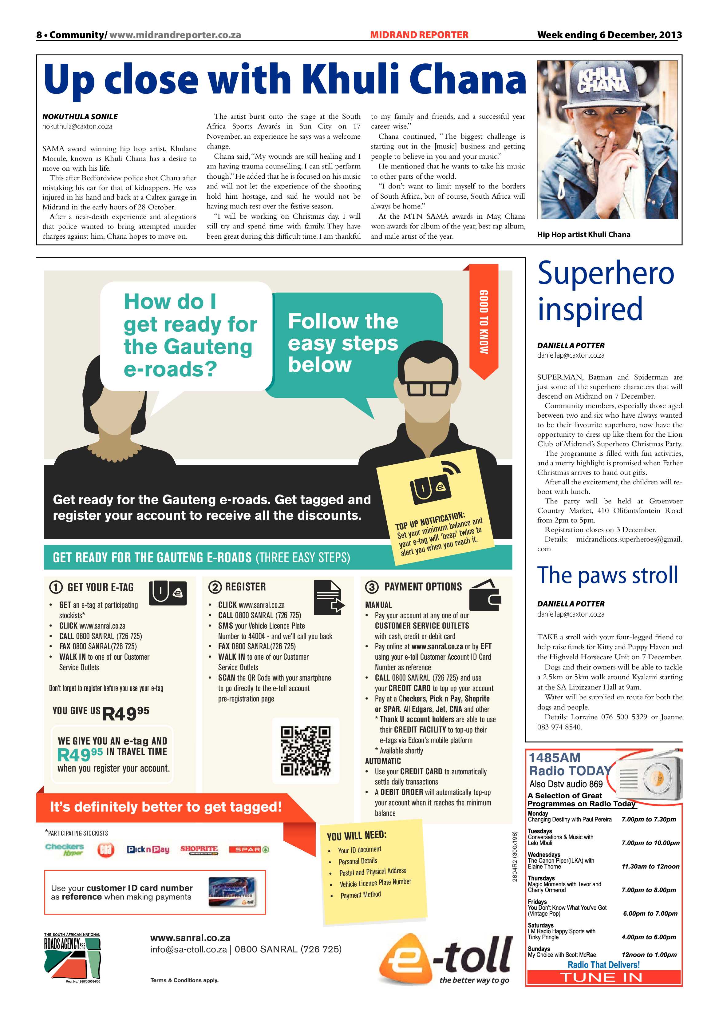 Midrand Reporter 06 December 2013 page 8