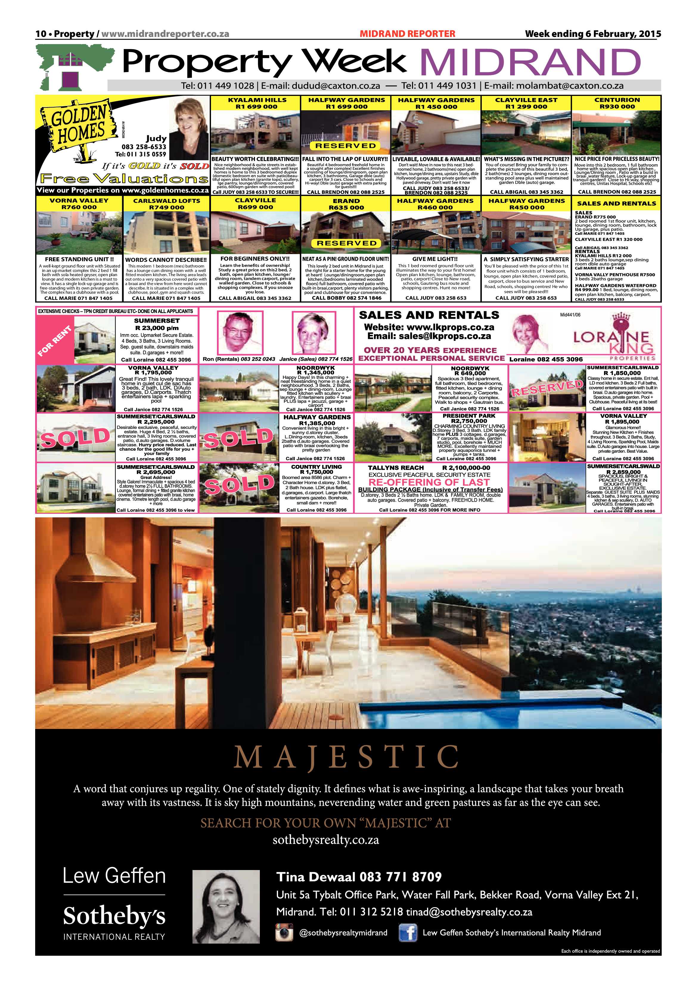 Midrand Reporter 06 February 2015 page 10