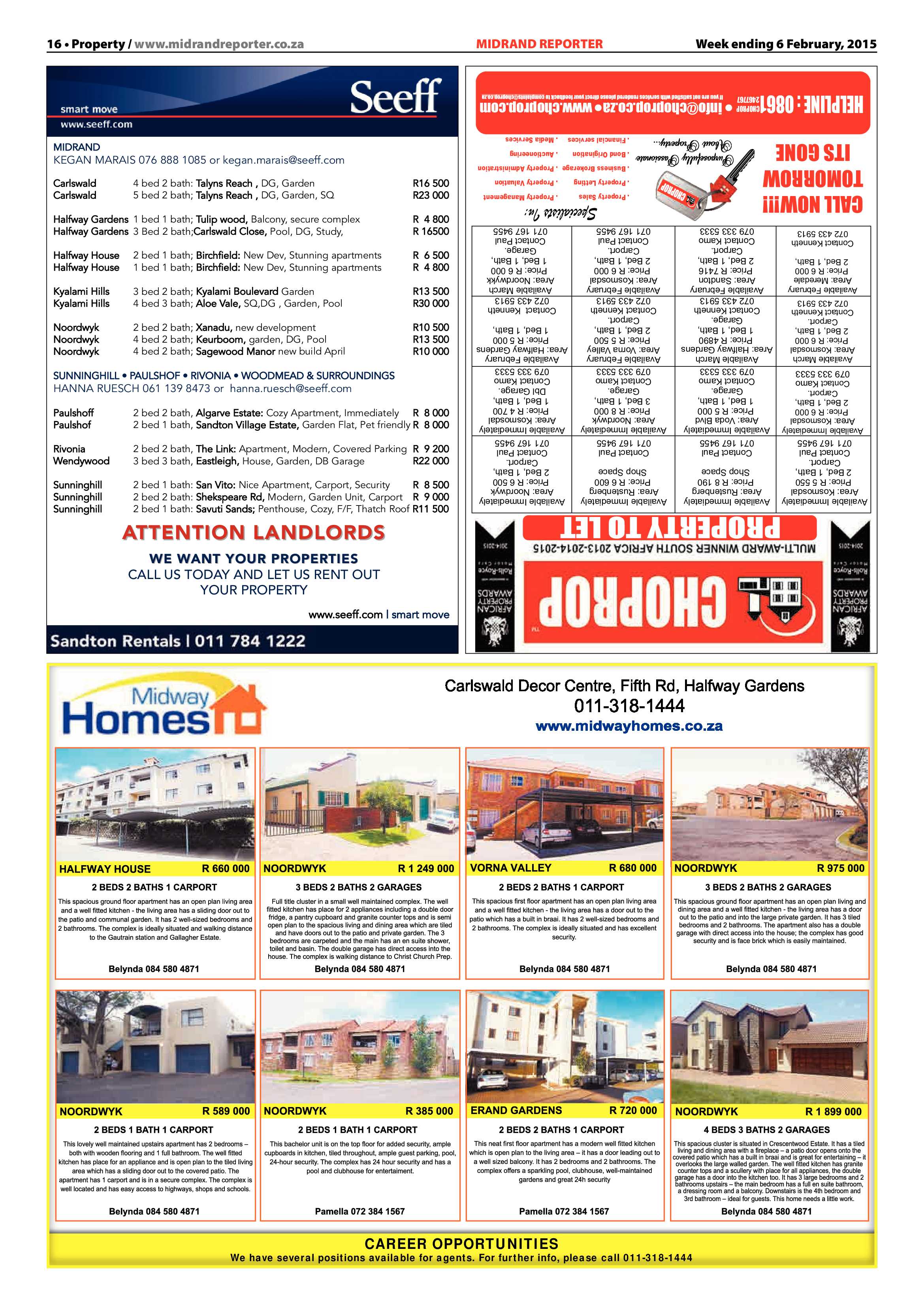 Midrand Reporter 06 February 2015 page 16