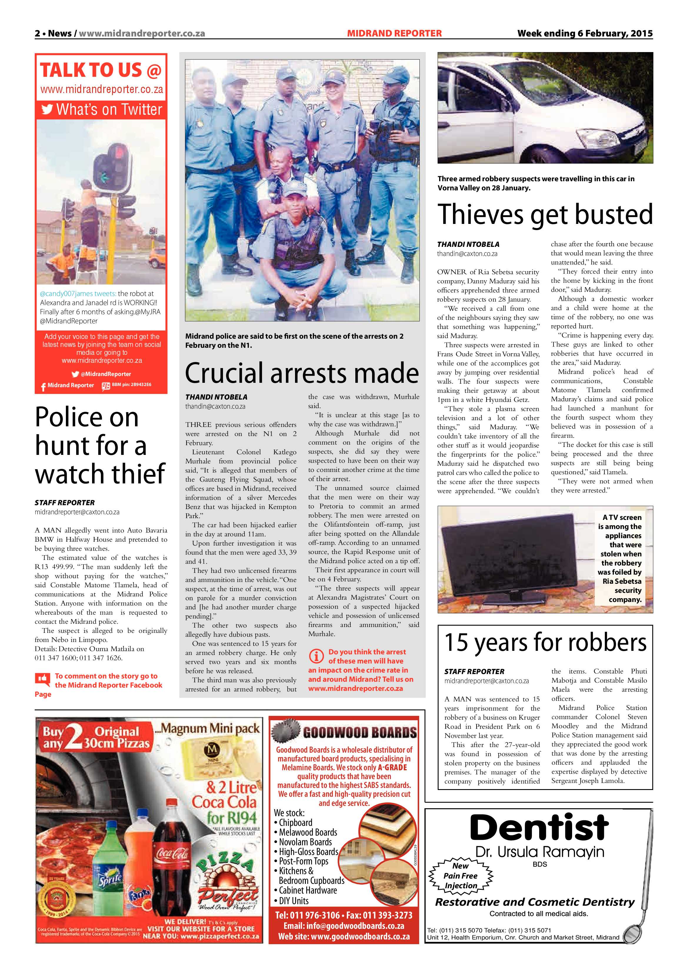 Midrand Reporter 06 February 2015 page 2