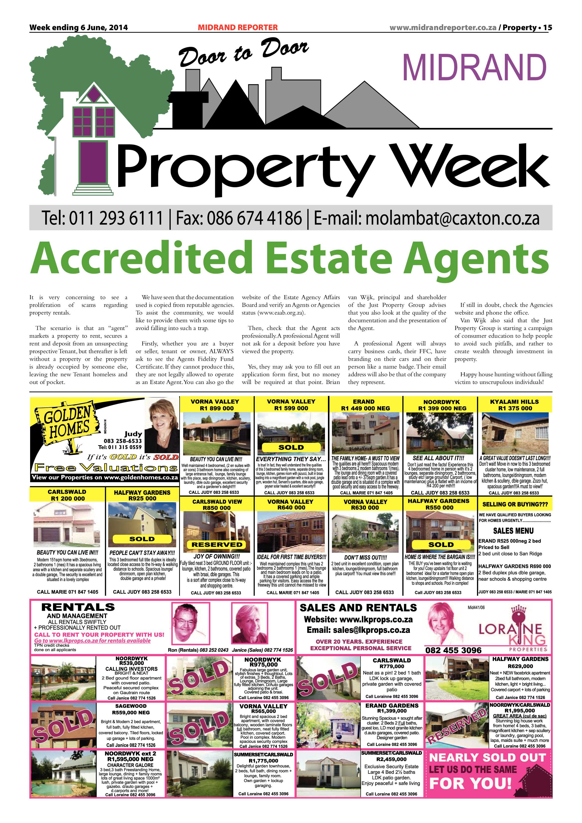 Midrand Reporter 06 June 2014 page 15