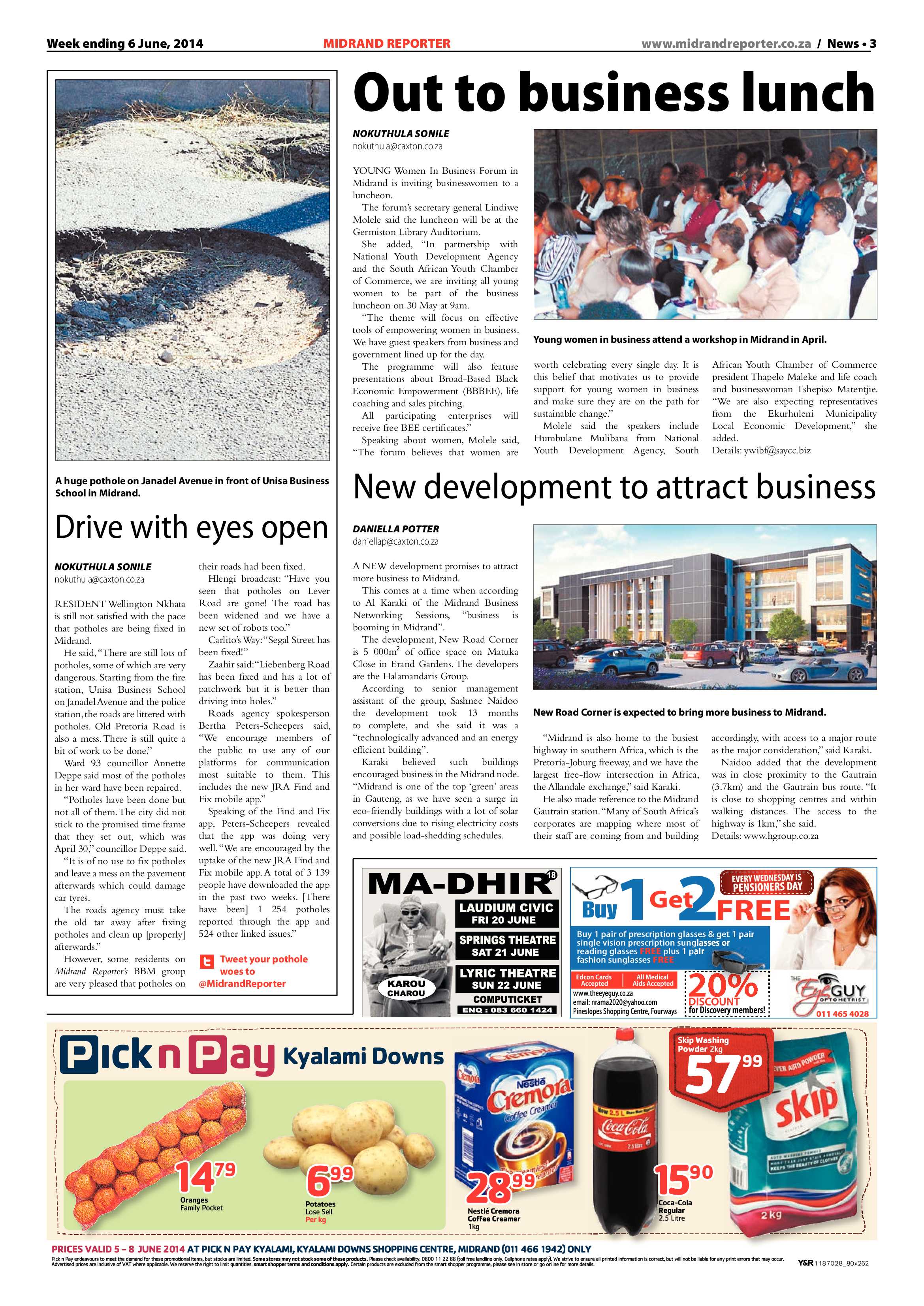 Midrand Reporter 06 June 2014 page 3