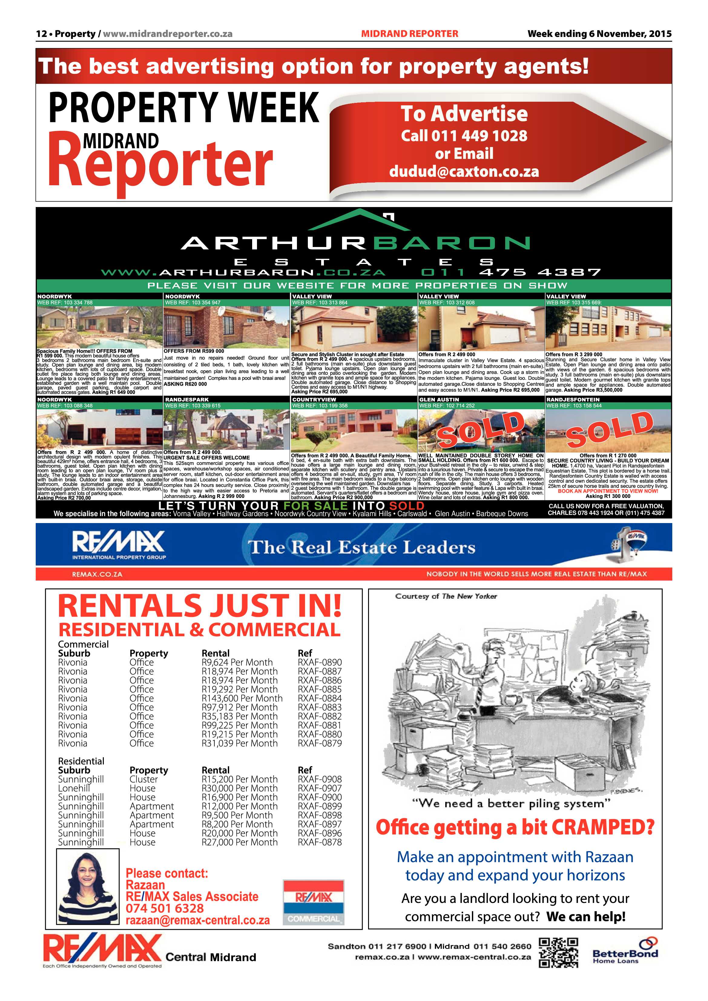 Midrand Reporter 06 November 2015 page 12