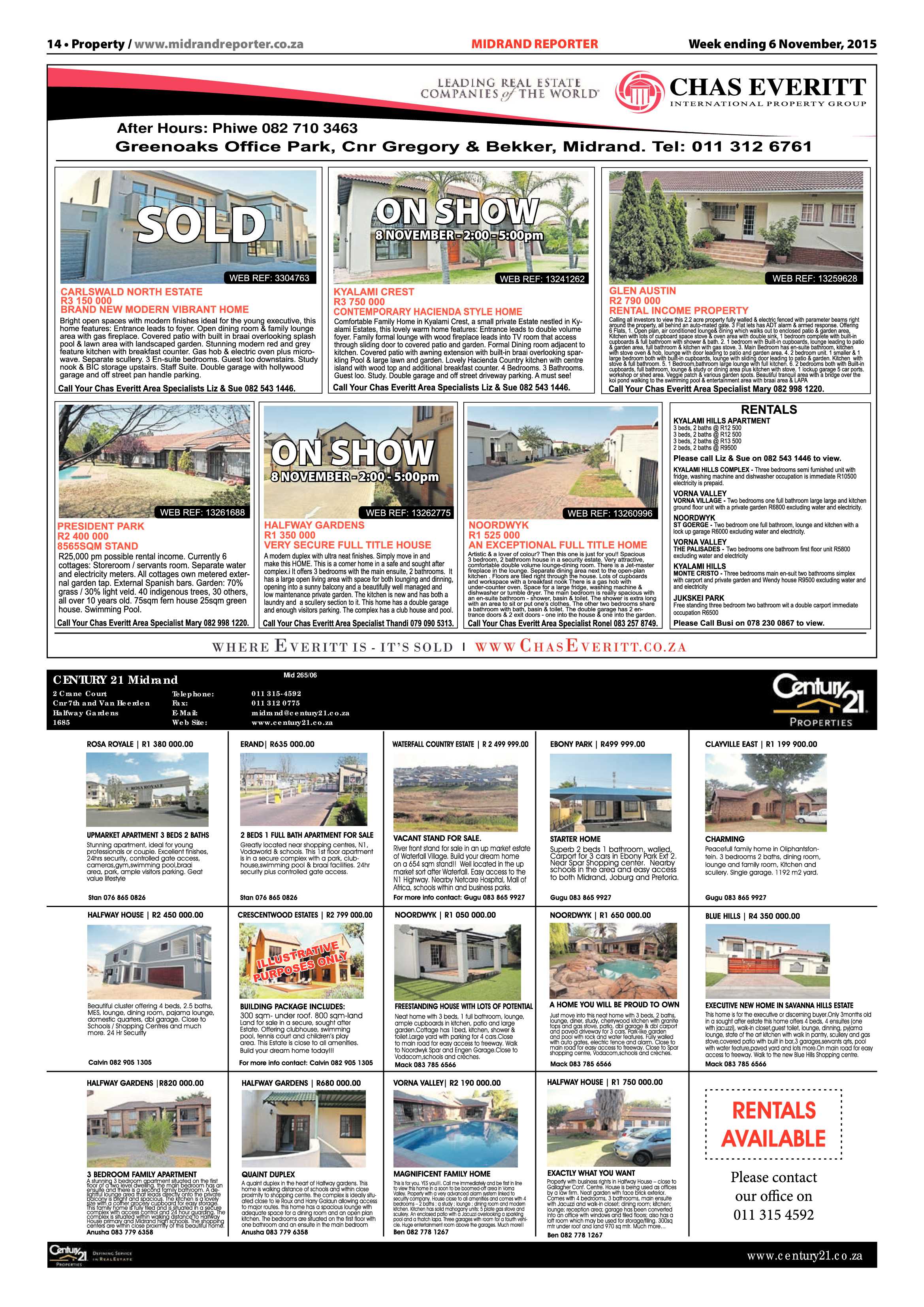 Midrand Reporter 06 November 2015 page 14