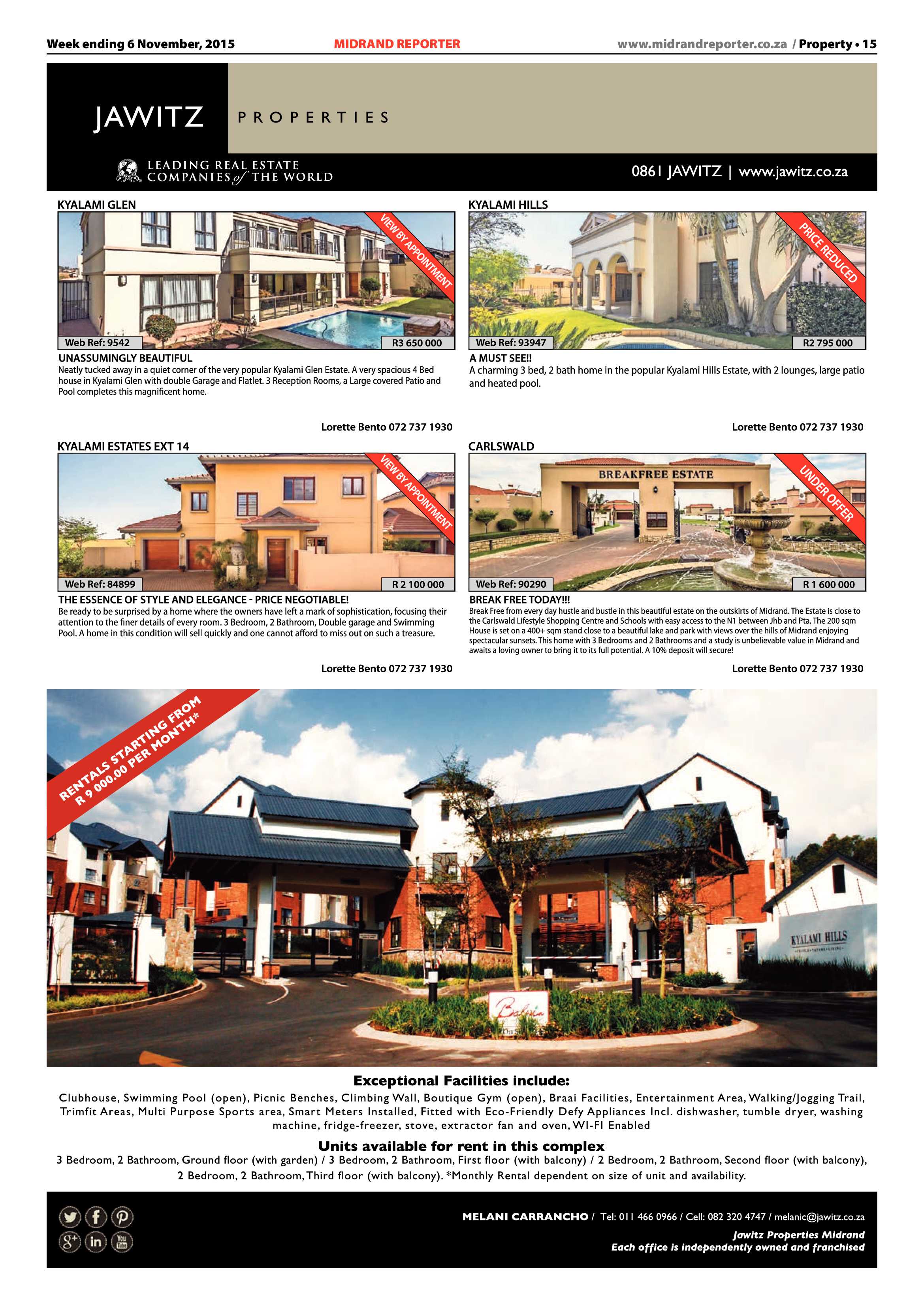 Midrand Reporter 06 November 2015 page 15