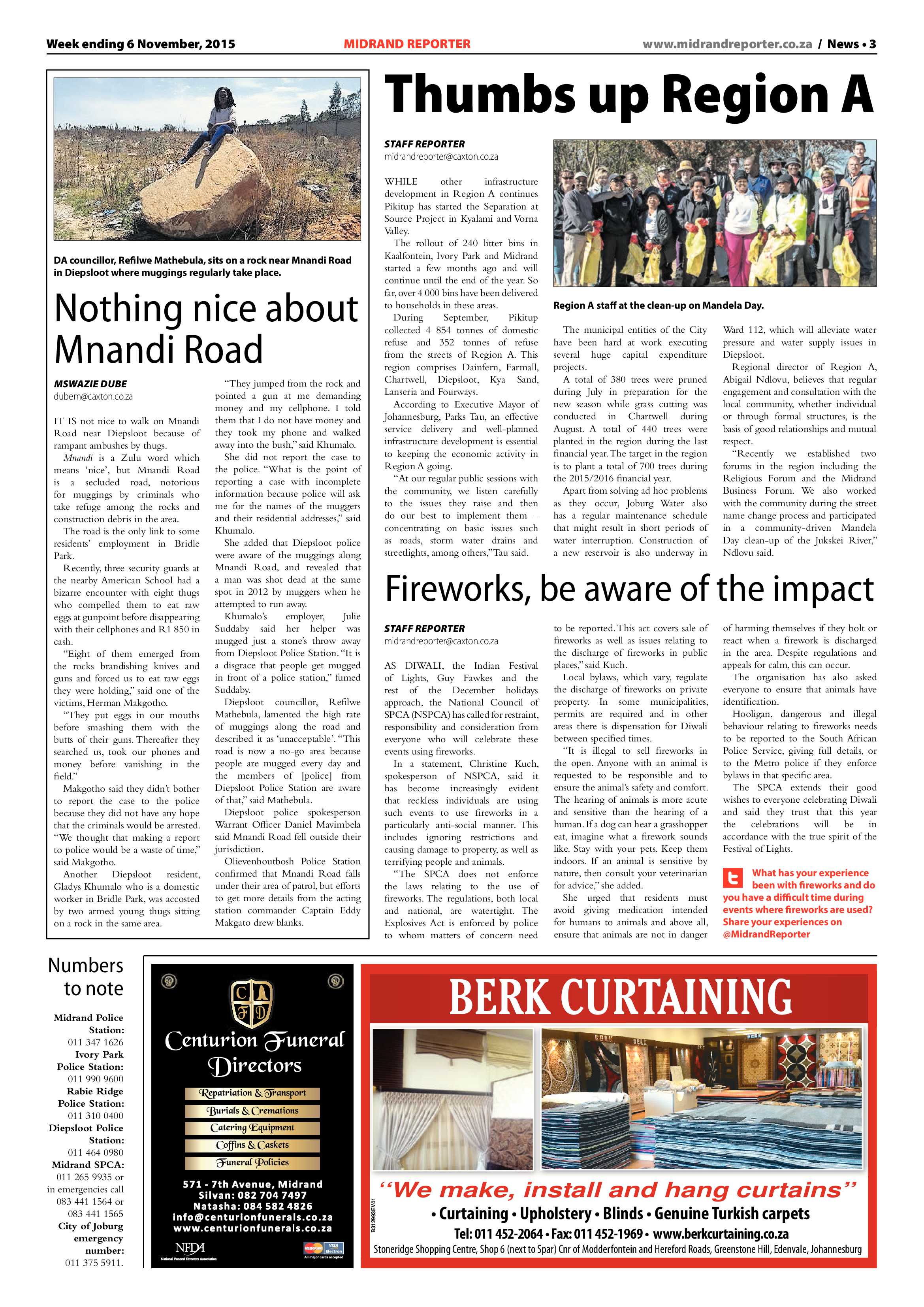 Midrand Reporter 06 November 2015 page 3